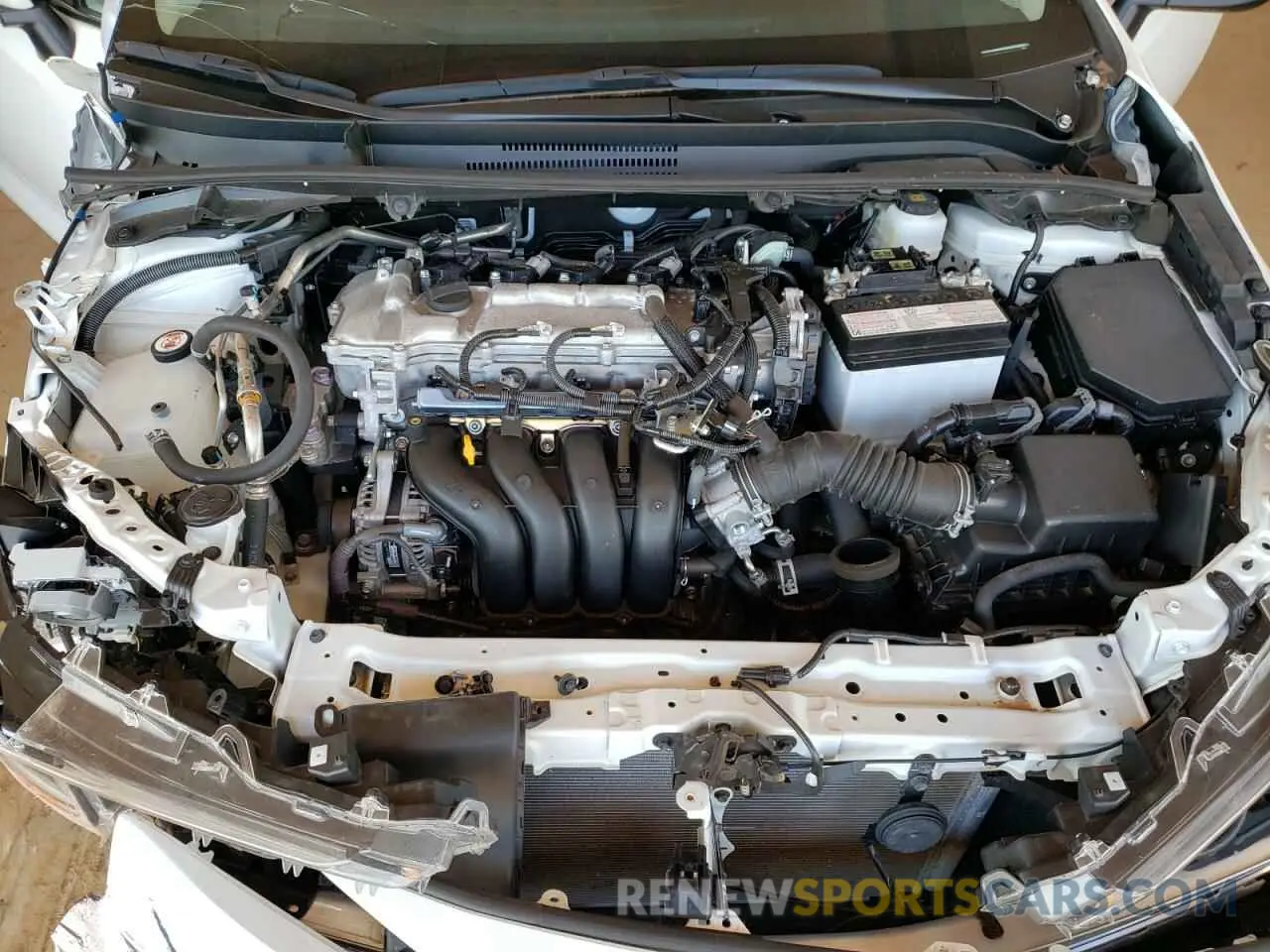 7 fotografías del automóvil dañado 5YFEPMAE7MP220959 TOYOTA COROLLA 2021