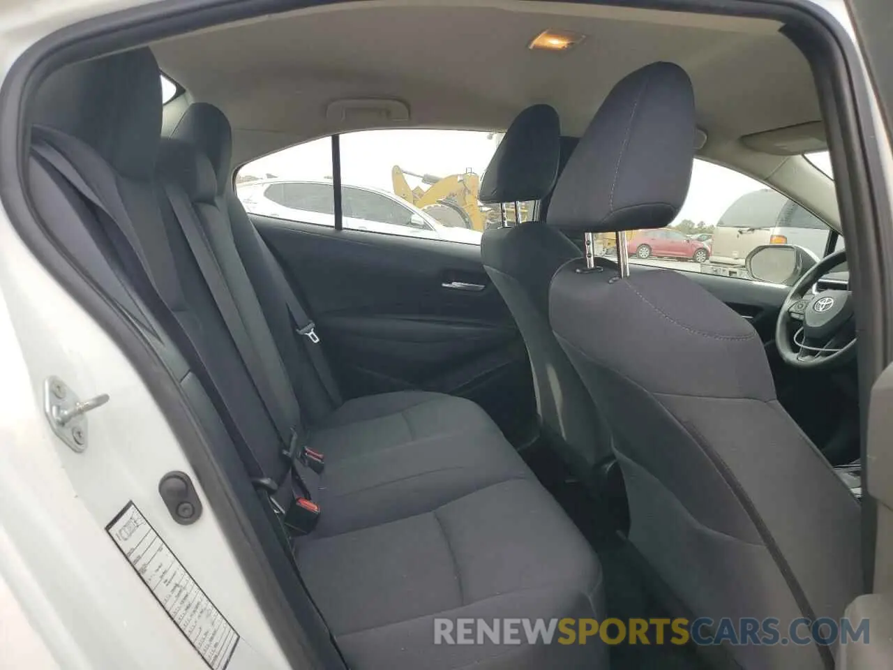 10 fotografías del automóvil dañado 5YFEPMAE7MP223778 TOYOTA COROLLA 2021