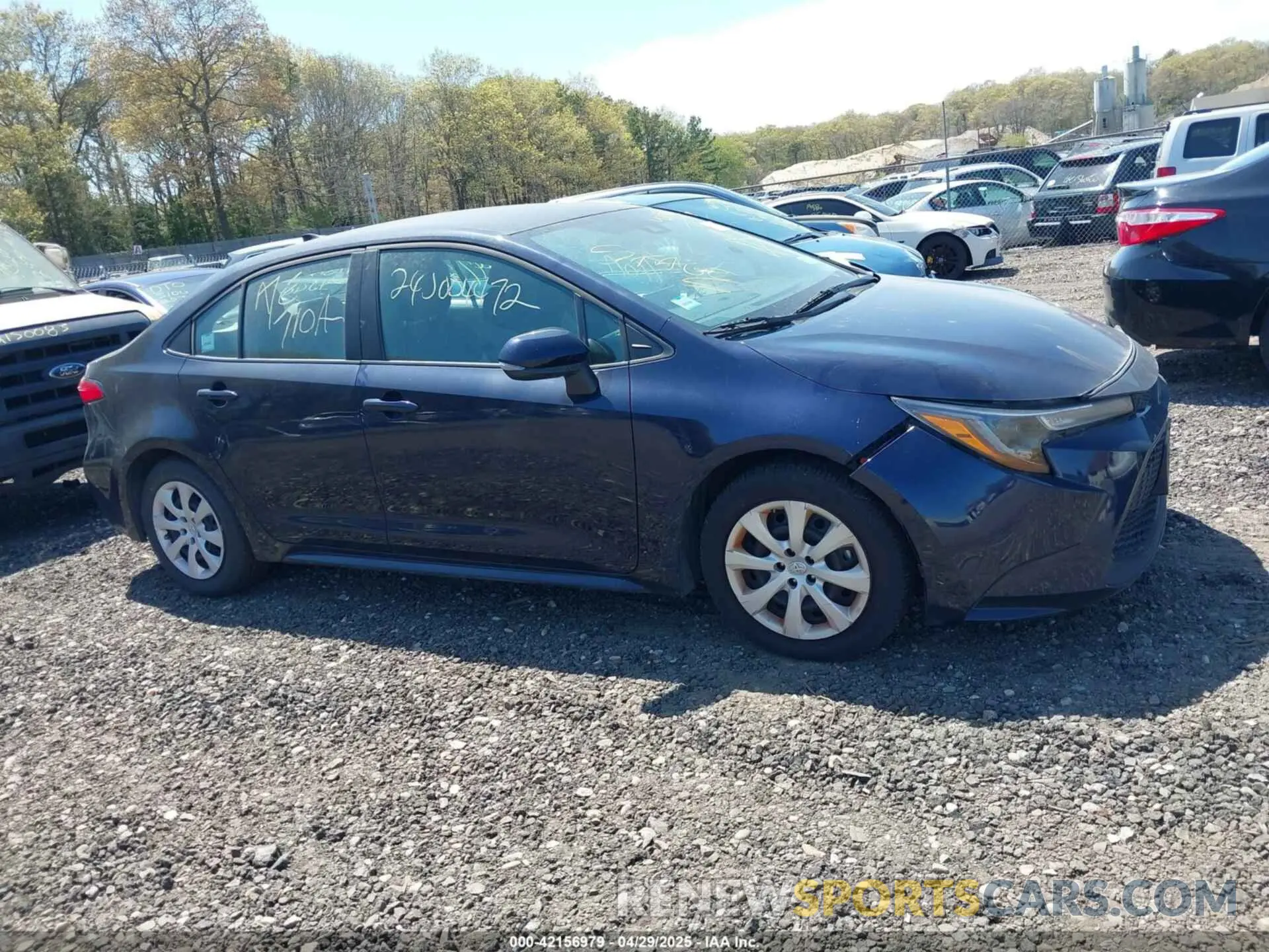 12 fotografías del automóvil dañado 5YFEPMAE7MP227894 TOYOTA COROLLA 2021