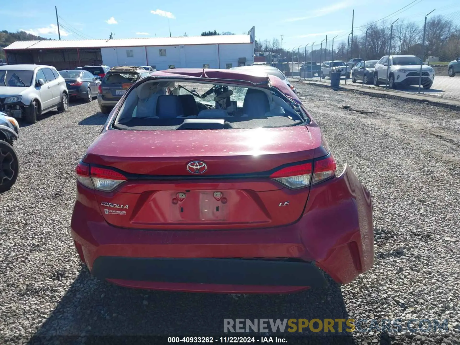 16 fotografías del automóvil dañado 5YFEPMAE7MP231685 TOYOTA COROLLA 2021