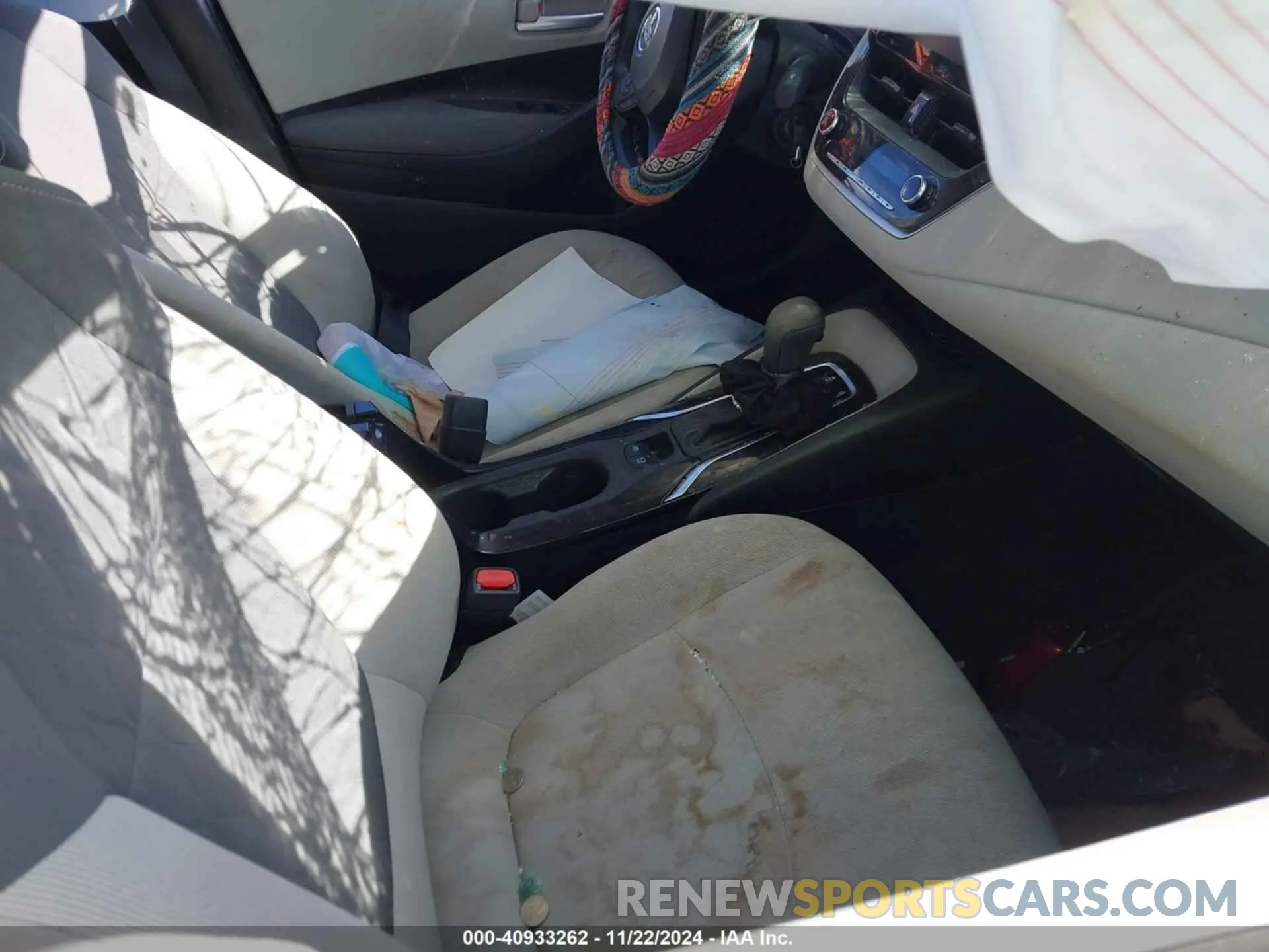 5 fotografías del automóvil dañado 5YFEPMAE7MP231685 TOYOTA COROLLA 2021