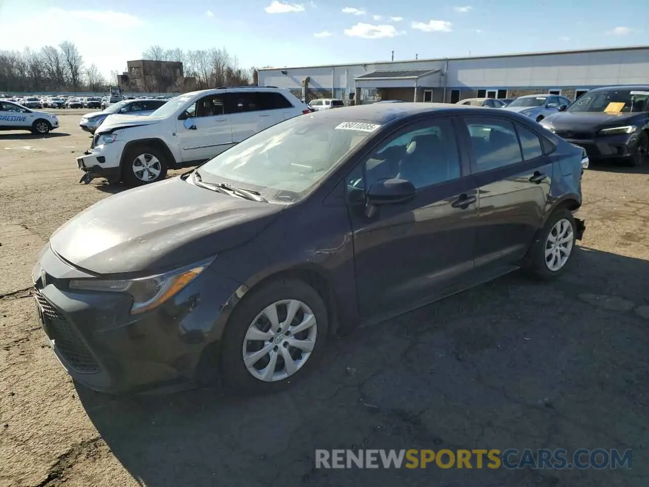1 fotografías del automóvil dañado 5YFEPMAE7MP233226 TOYOTA COROLLA 2021