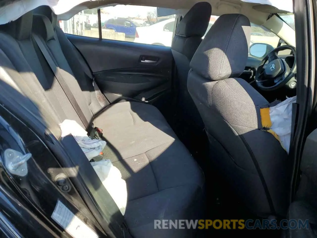 10 fotografías del automóvil dañado 5YFEPMAE7MP233226 TOYOTA COROLLA 2021