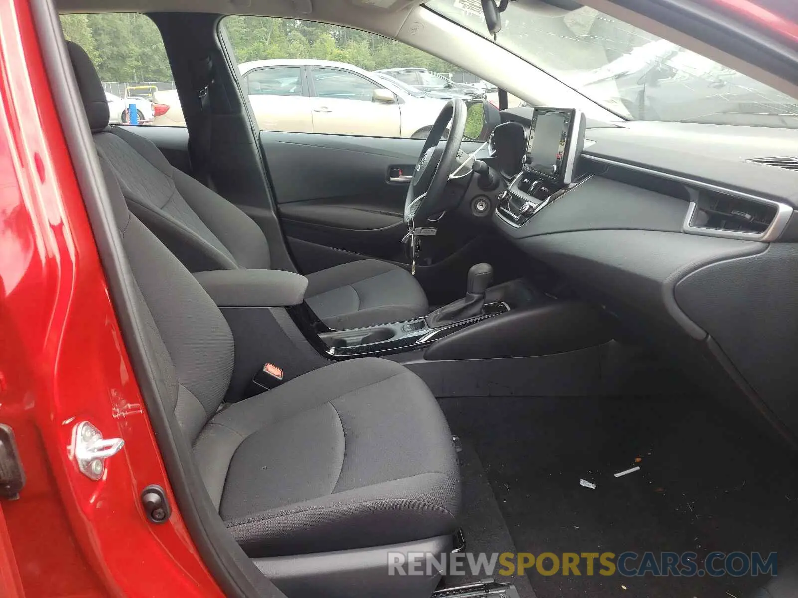 5 fotografías del automóvil dañado 5YFEPMAE7MP237910 TOYOTA COROLLA 2021