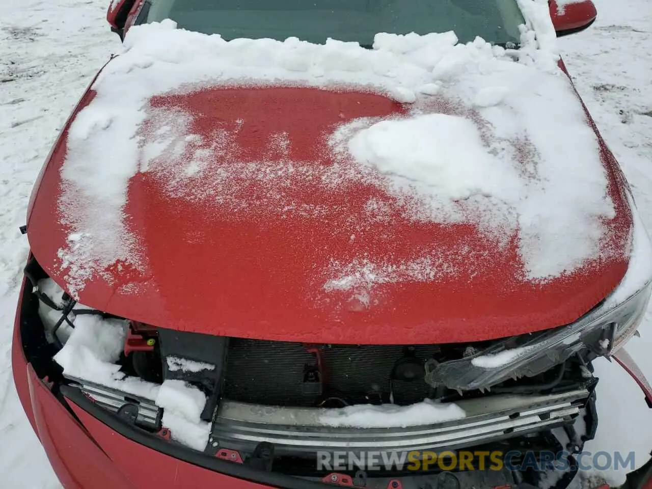 11 fotografías del automóvil dañado 5YFEPMAE7MP238667 TOYOTA COROLLA 2021