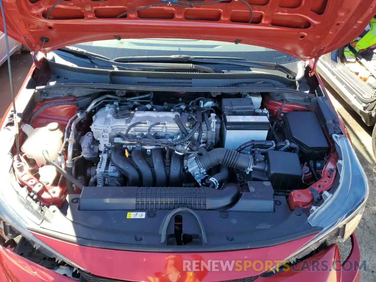 11 fotografías del automóvil dañado 5YFEPMAE7MP239673 TOYOTA COROLLA 2021