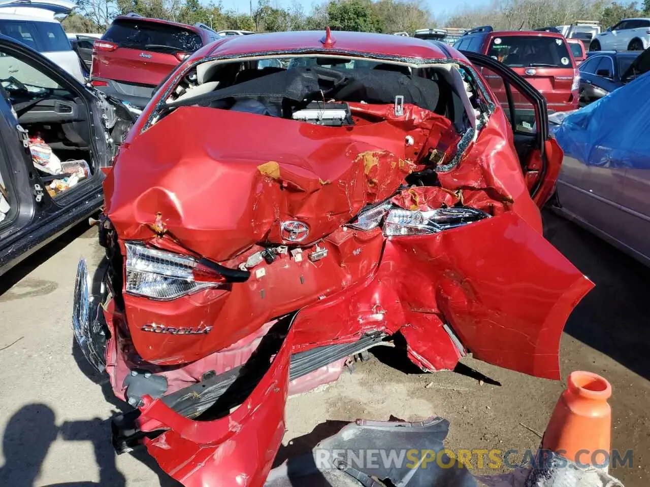 6 fotografías del automóvil dañado 5YFEPMAE7MP239673 TOYOTA COROLLA 2021