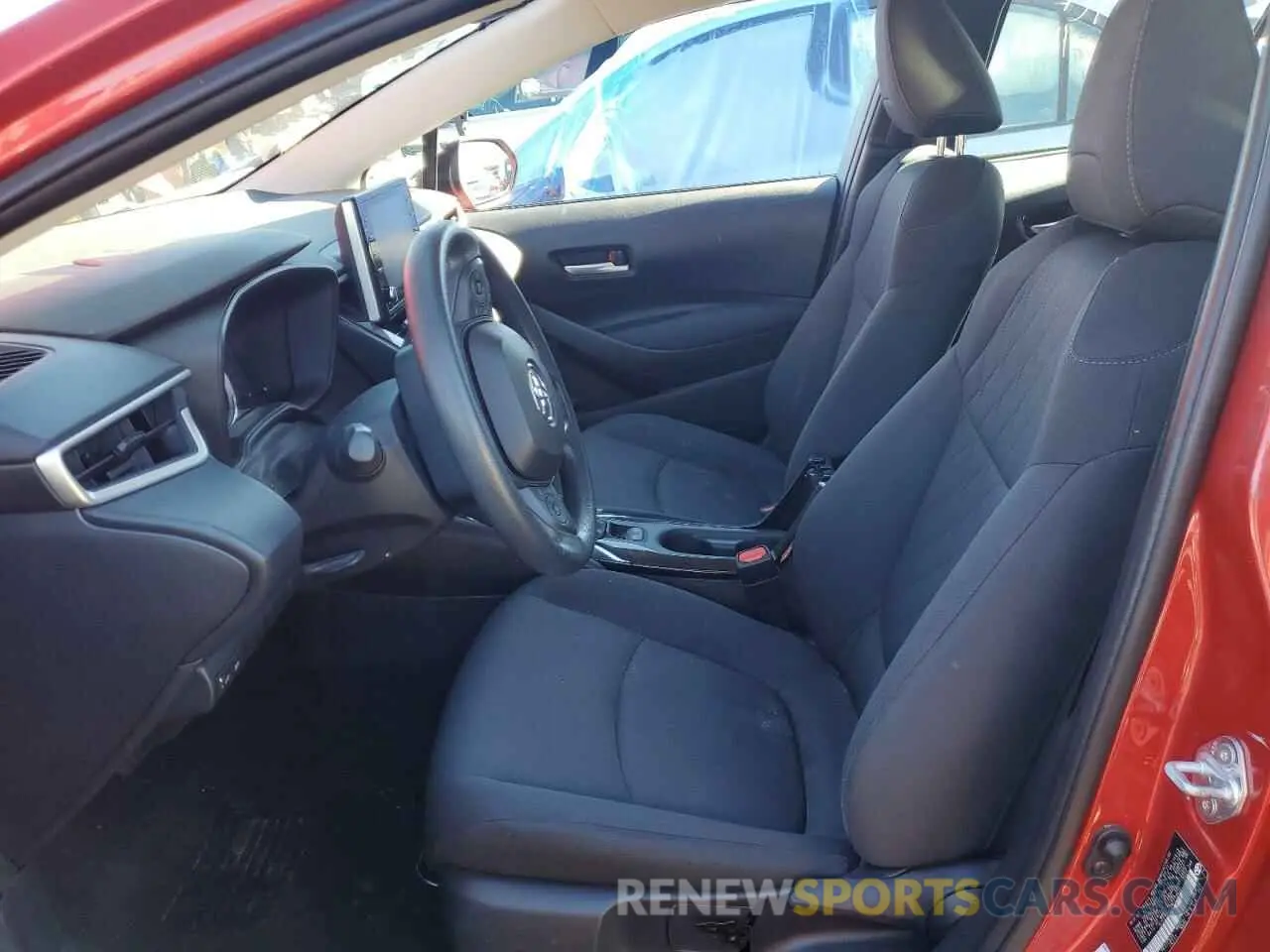 7 fotografías del automóvil dañado 5YFEPMAE7MP239673 TOYOTA COROLLA 2021