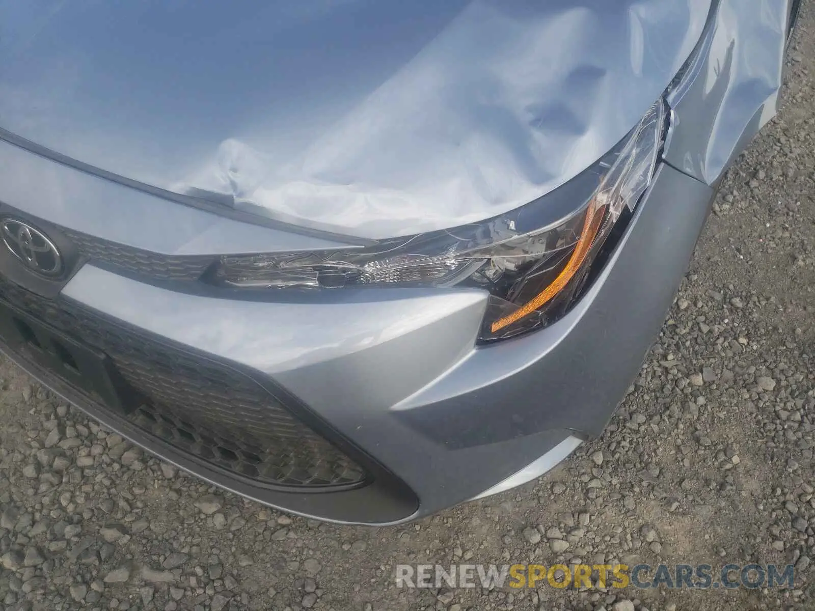 9 fotografías del automóvil dañado 5YFEPMAE7MP240130 TOYOTA COROLLA 2021