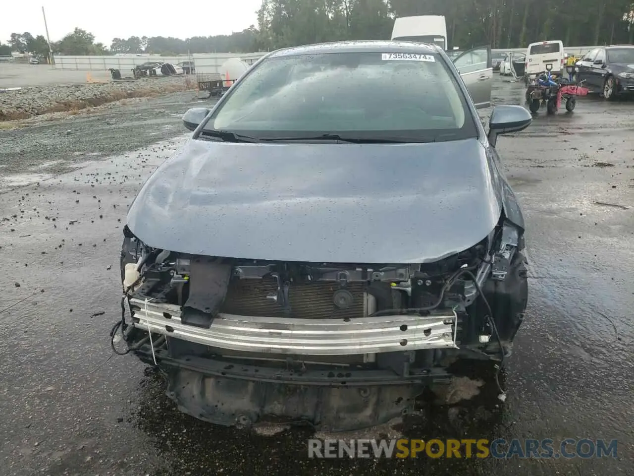 5 fotografías del automóvil dañado 5YFEPMAE7MP240385 TOYOTA COROLLA 2021