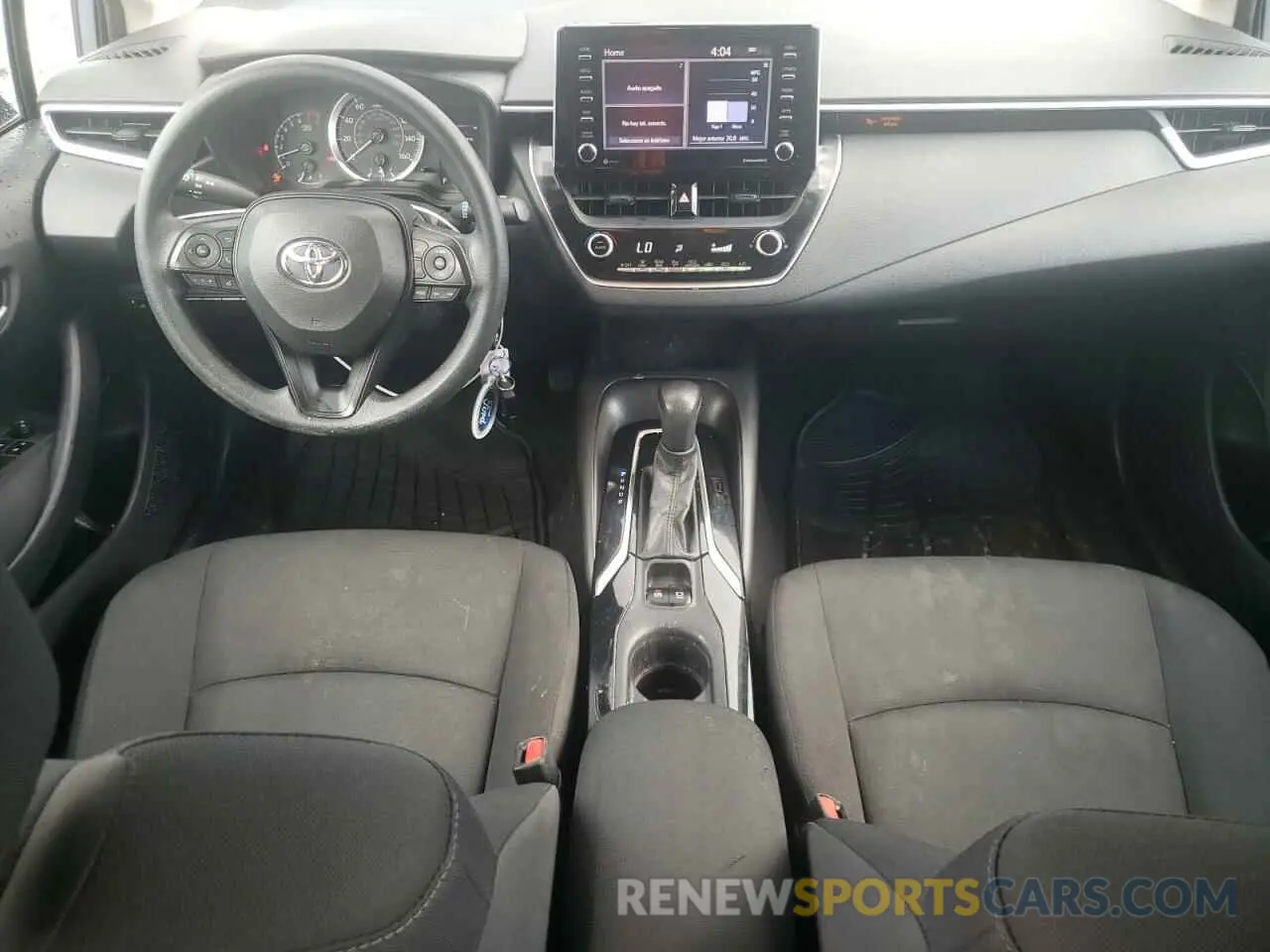 8 fotografías del automóvil dañado 5YFEPMAE7MP240385 TOYOTA COROLLA 2021