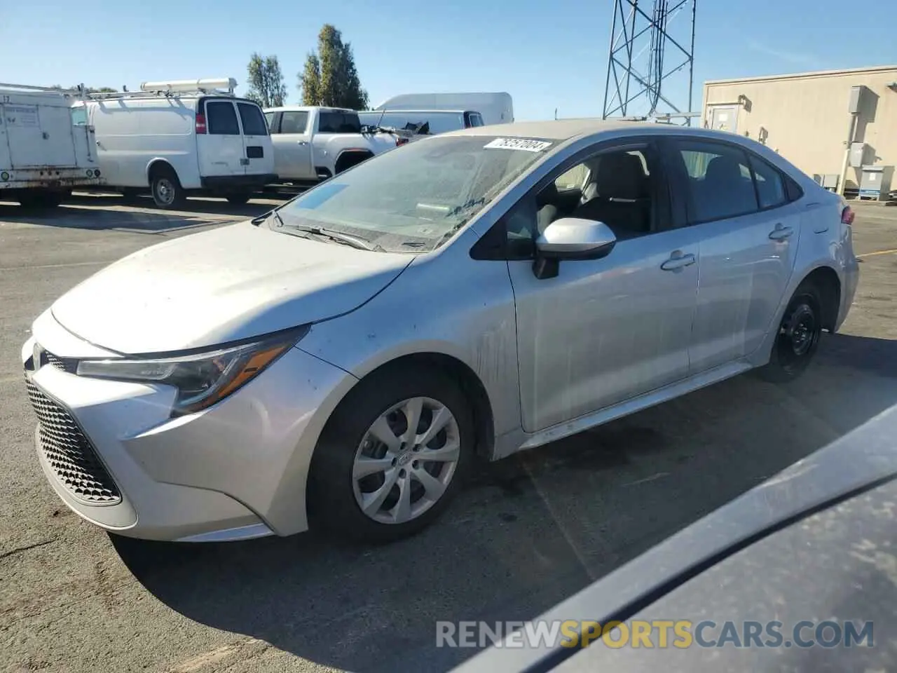 1 fotografías del automóvil dañado 5YFEPMAE7MP245571 TOYOTA COROLLA 2021
