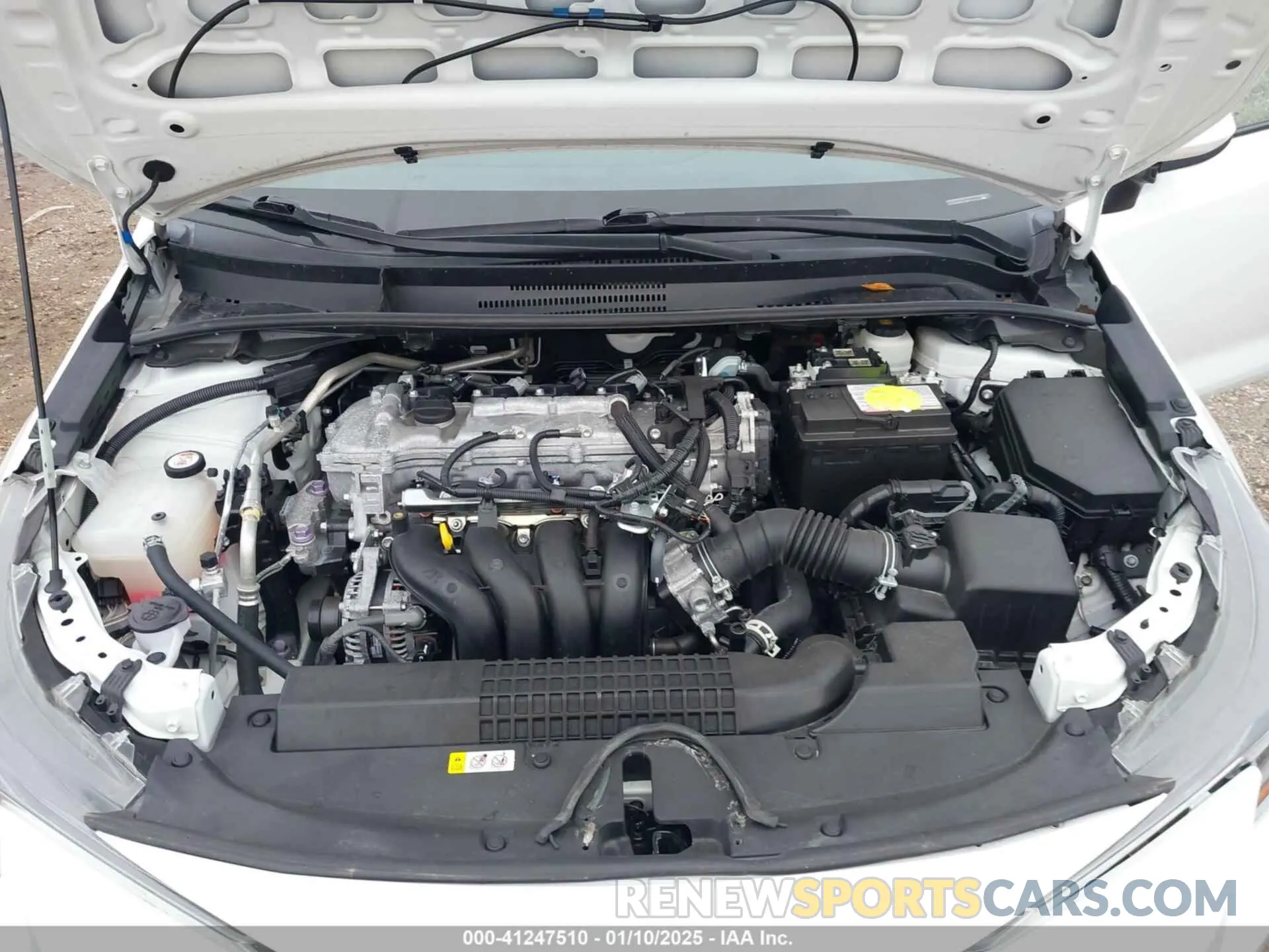 10 fotografías del automóvil dañado 5YFEPMAE7MP249748 TOYOTA COROLLA 2021
