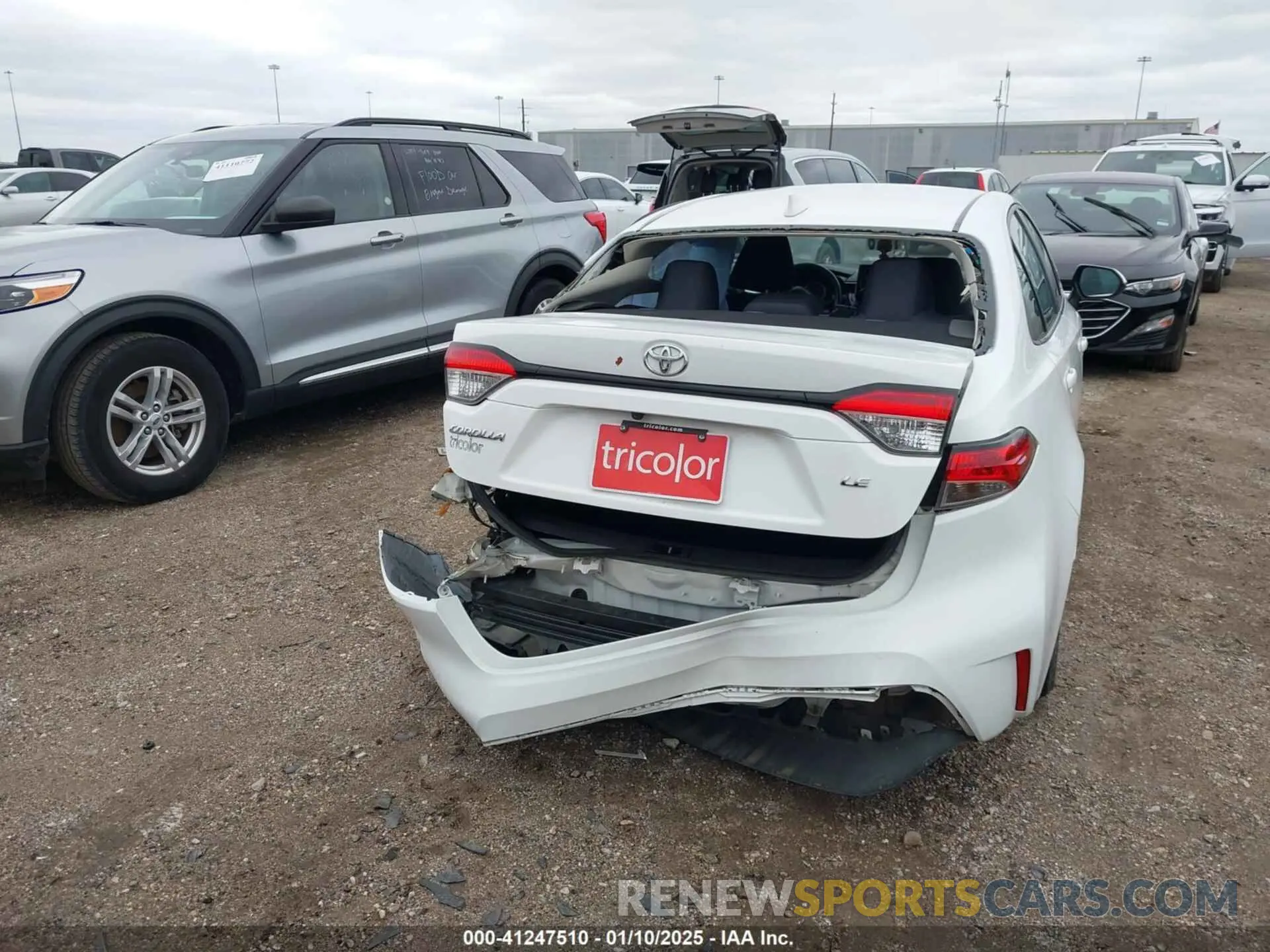 16 fotografías del automóvil dañado 5YFEPMAE7MP249748 TOYOTA COROLLA 2021