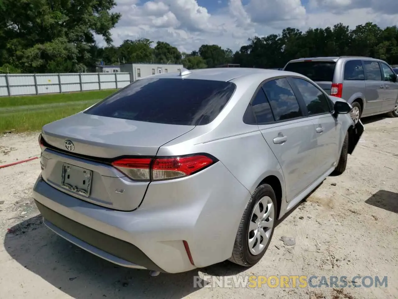 4 fotografías del automóvil dañado 5YFEPMAE7MP258806 TOYOTA COROLLA 2021