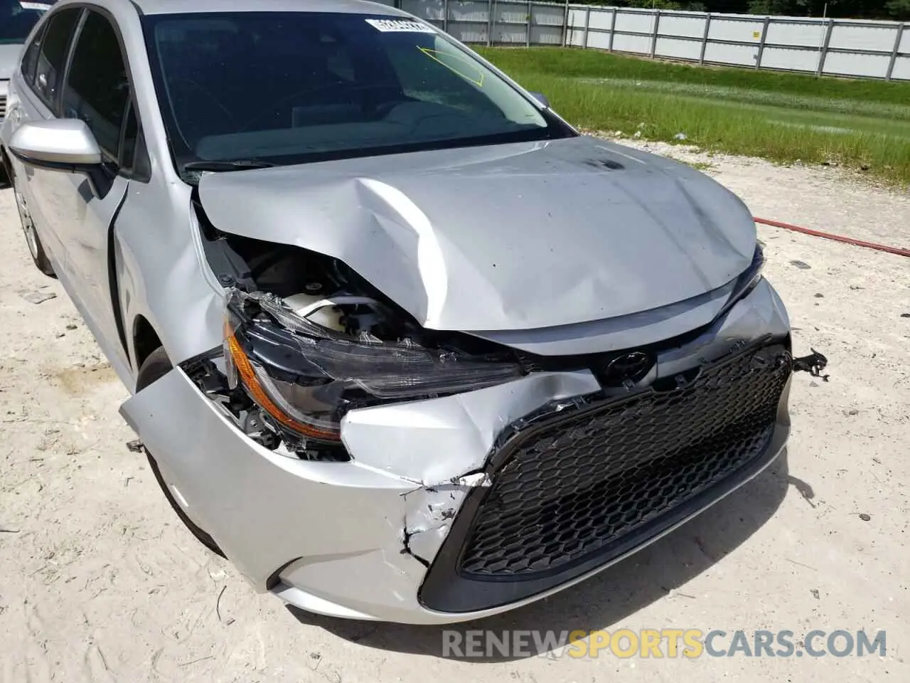9 fotografías del automóvil dañado 5YFEPMAE7MP258806 TOYOTA COROLLA 2021