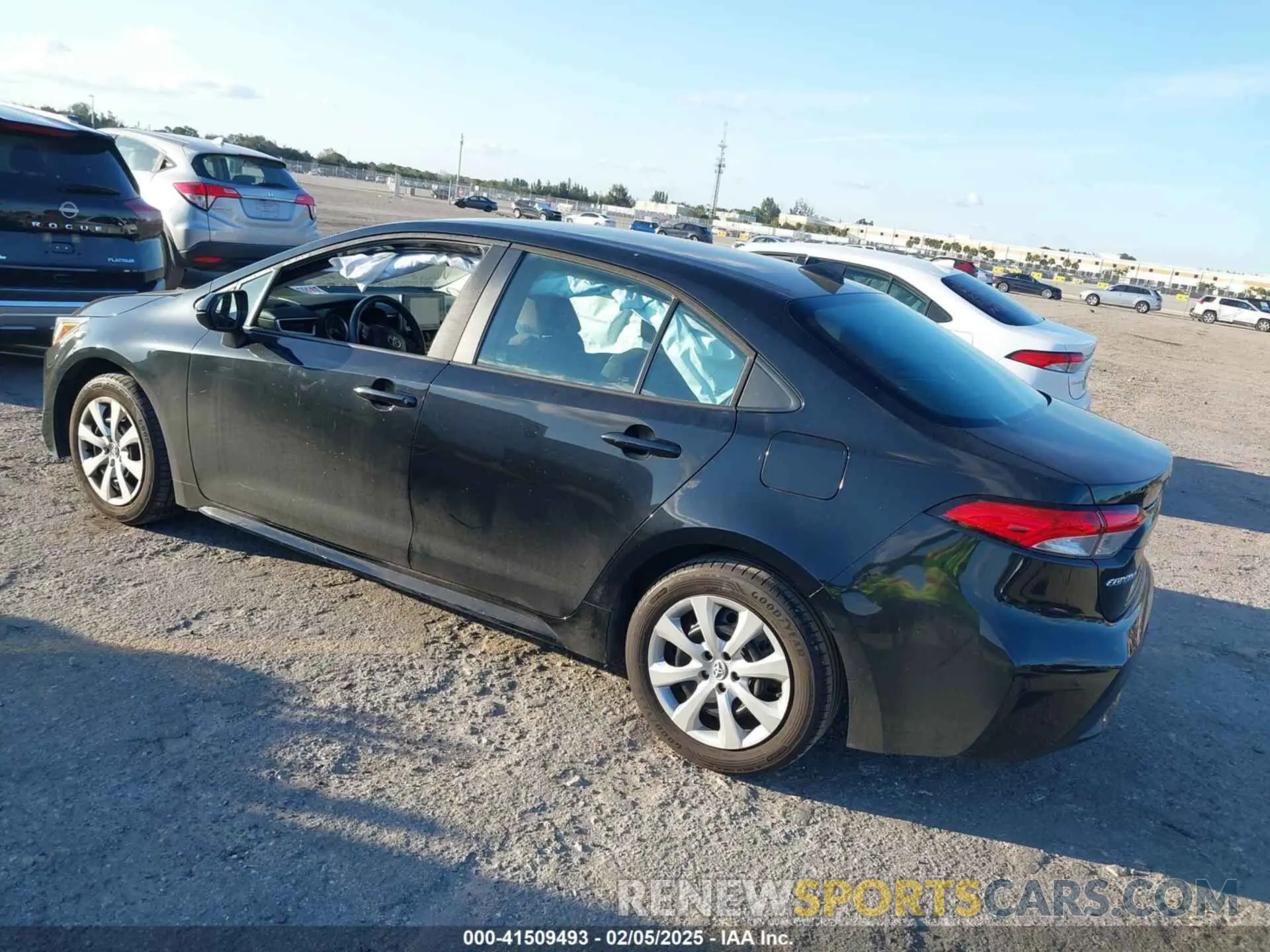 3 fotografías del automóvil dañado 5YFEPMAE7MP269319 TOYOTA COROLLA 2021