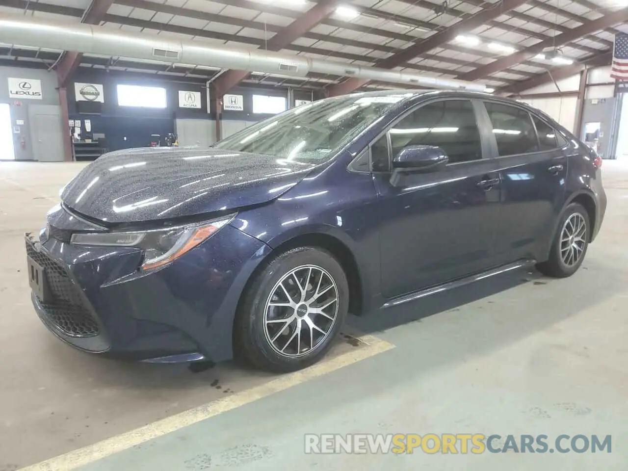 1 fotografías del automóvil dañado 5YFEPMAE7MP269904 TOYOTA COROLLA 2021
