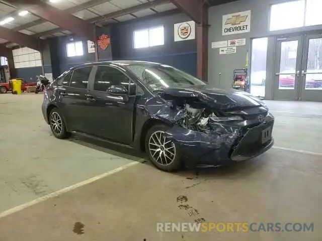 10 fotografías del automóvil dañado 5YFEPMAE7MP269904 TOYOTA COROLLA 2021
