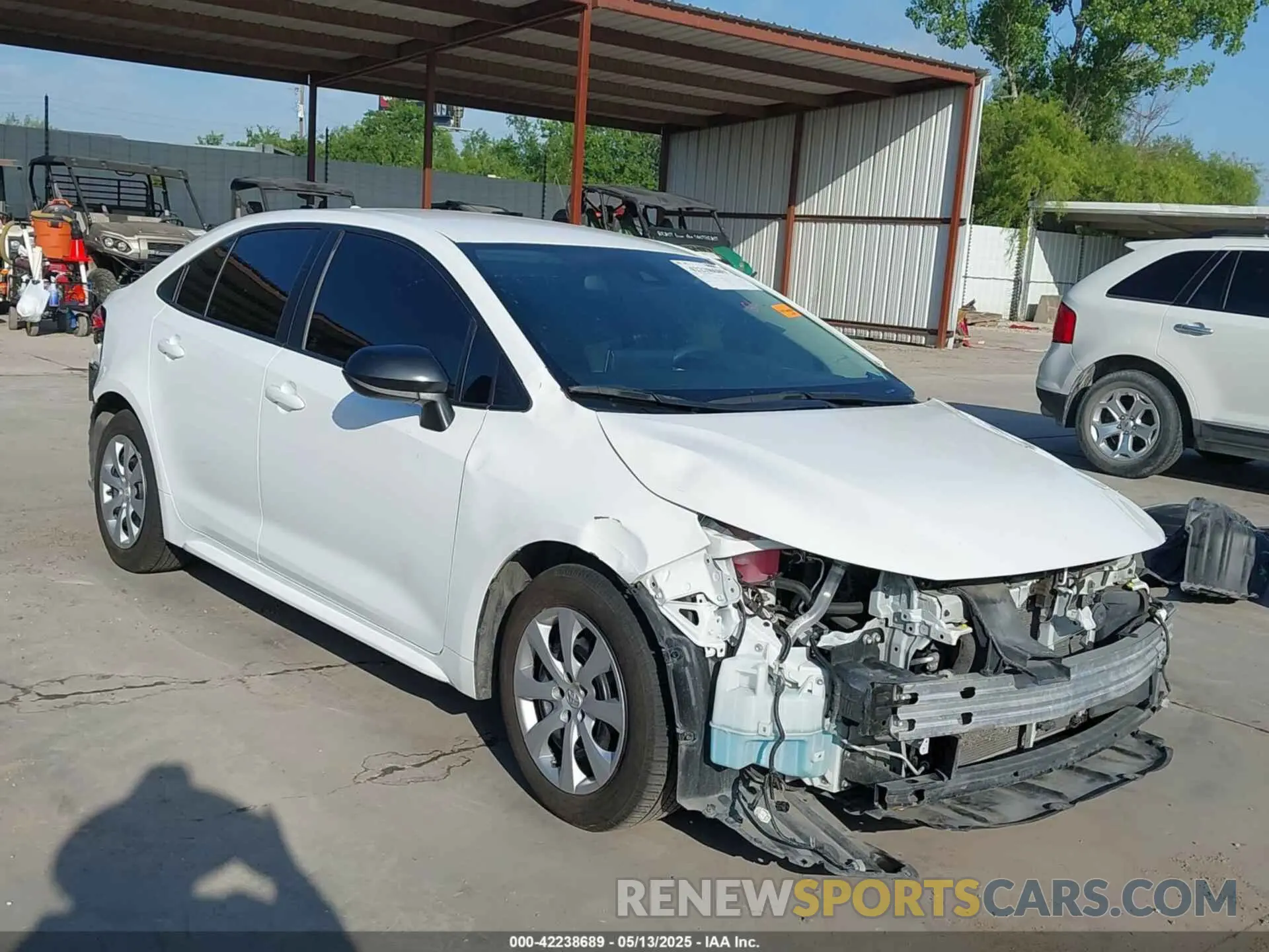 1 fotografías del automóvil dañado 5YFEPMAE8MP150338 TOYOTA COROLLA 2021