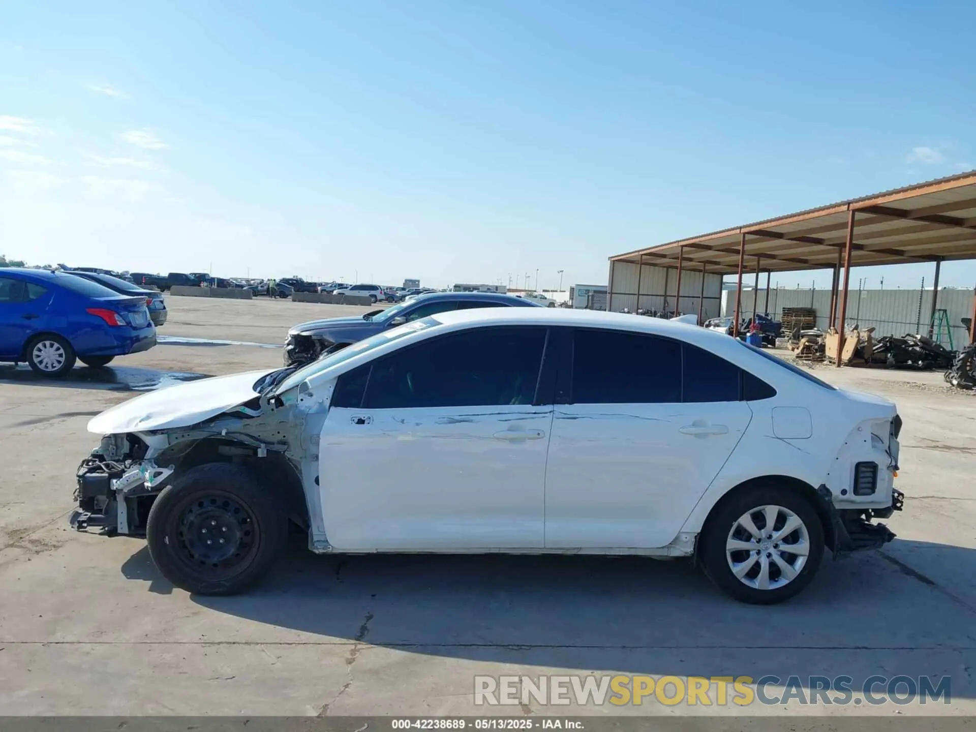 15 fotografías del automóvil dañado 5YFEPMAE8MP150338 TOYOTA COROLLA 2021