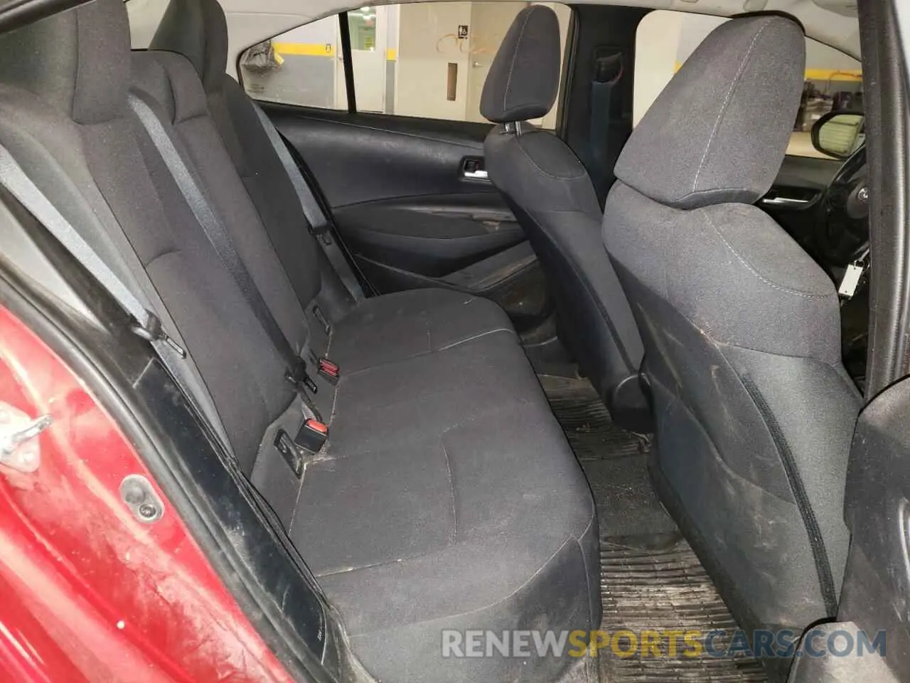 6 fotografías del automóvil dañado 5YFEPMAE8MP158021 TOYOTA COROLLA 2021