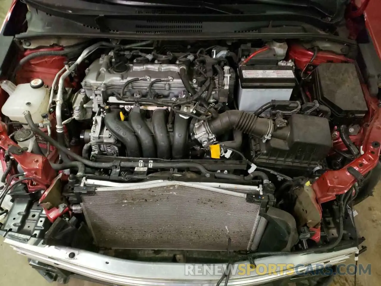7 fotografías del automóvil dañado 5YFEPMAE8MP158021 TOYOTA COROLLA 2021