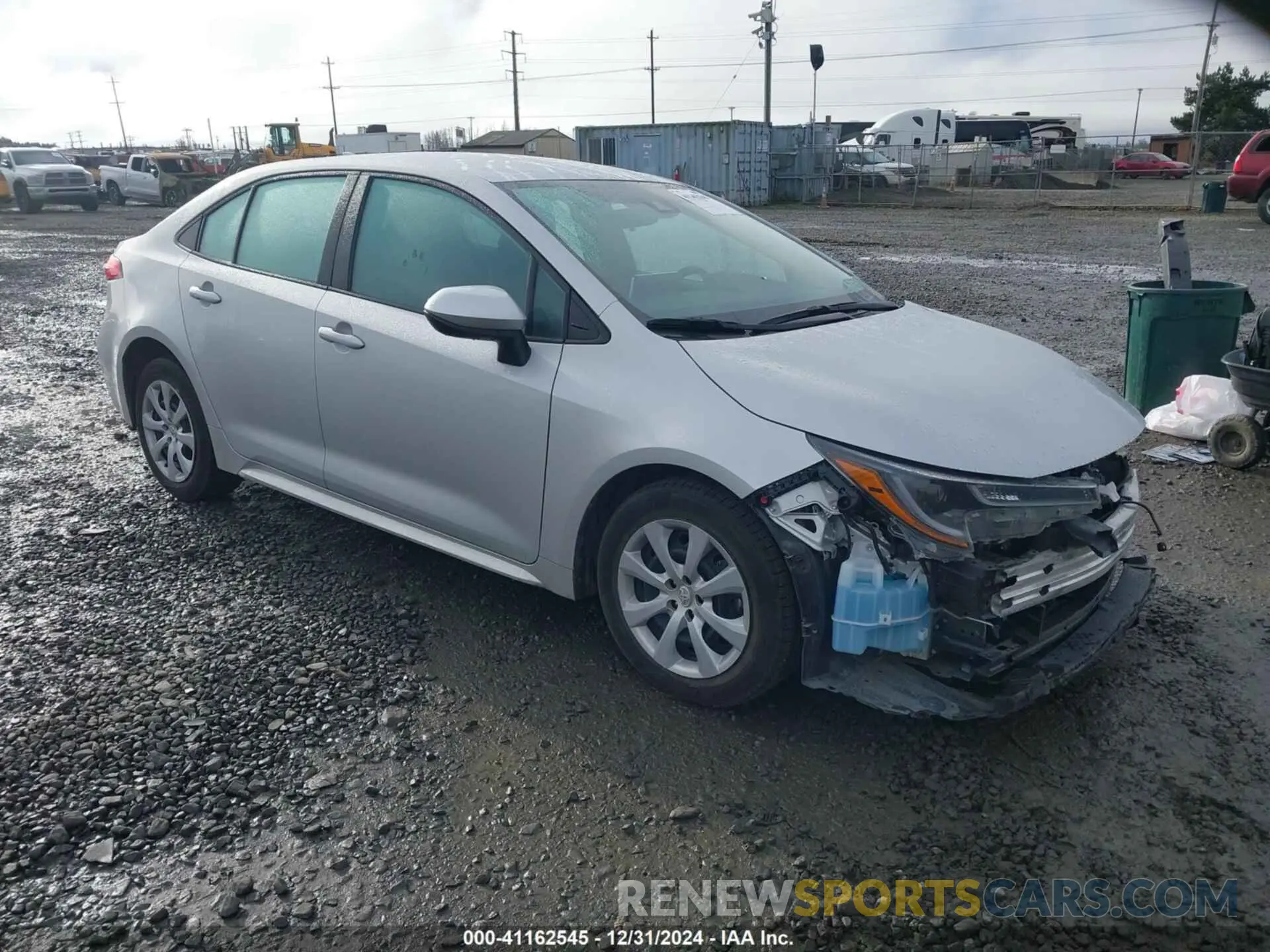 1 fotografías del automóvil dañado 5YFEPMAE8MP158875 TOYOTA COROLLA 2021