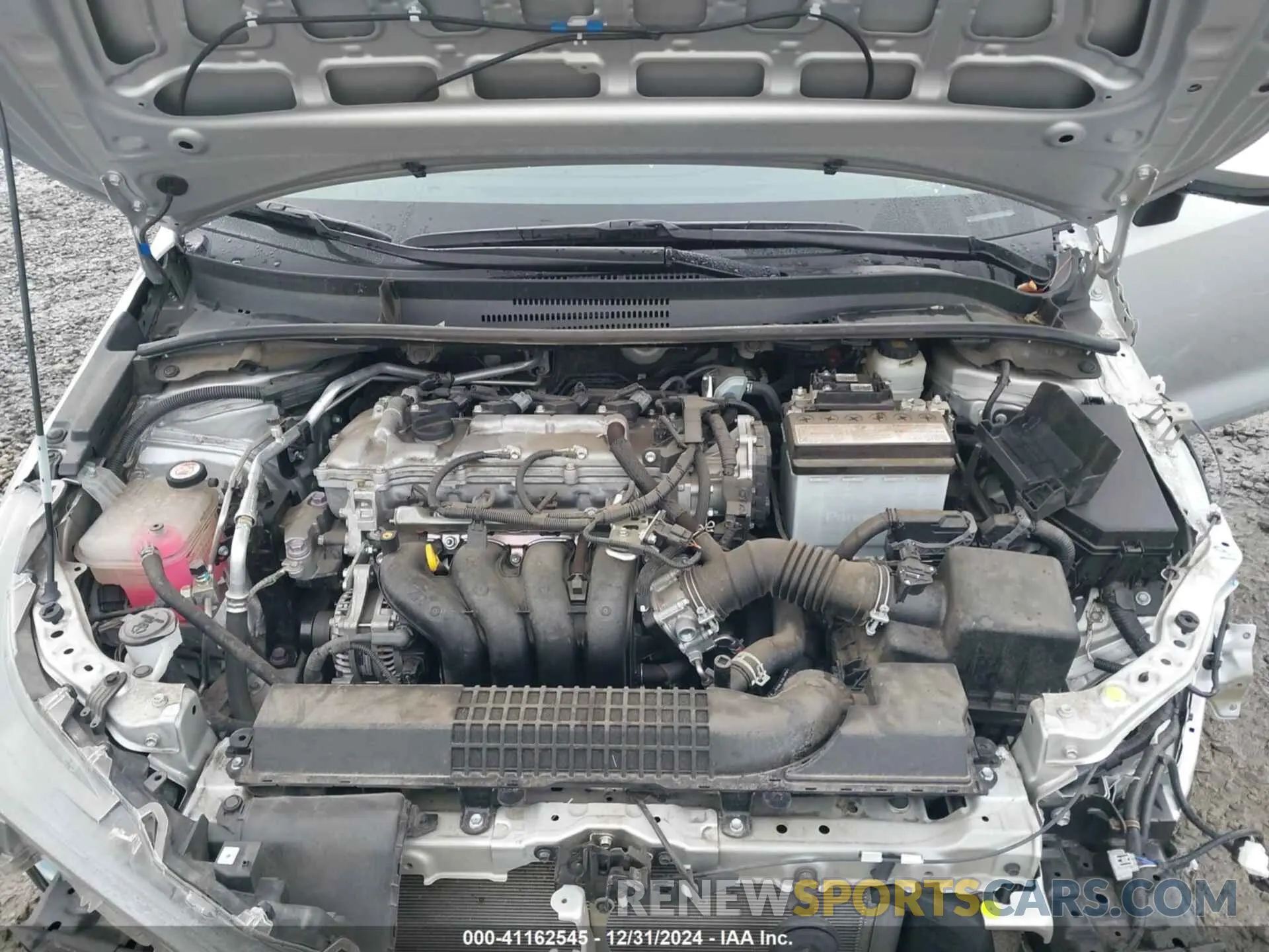 10 fotografías del automóvil dañado 5YFEPMAE8MP158875 TOYOTA COROLLA 2021