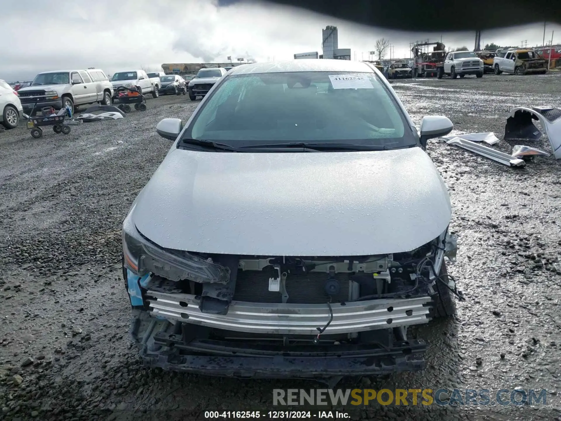 13 fotografías del automóvil dañado 5YFEPMAE8MP158875 TOYOTA COROLLA 2021