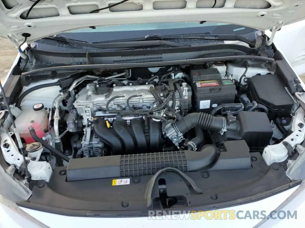 11 fotografías del automóvil dañado 5YFEPMAE8MP165308 TOYOTA COROLLA 2021