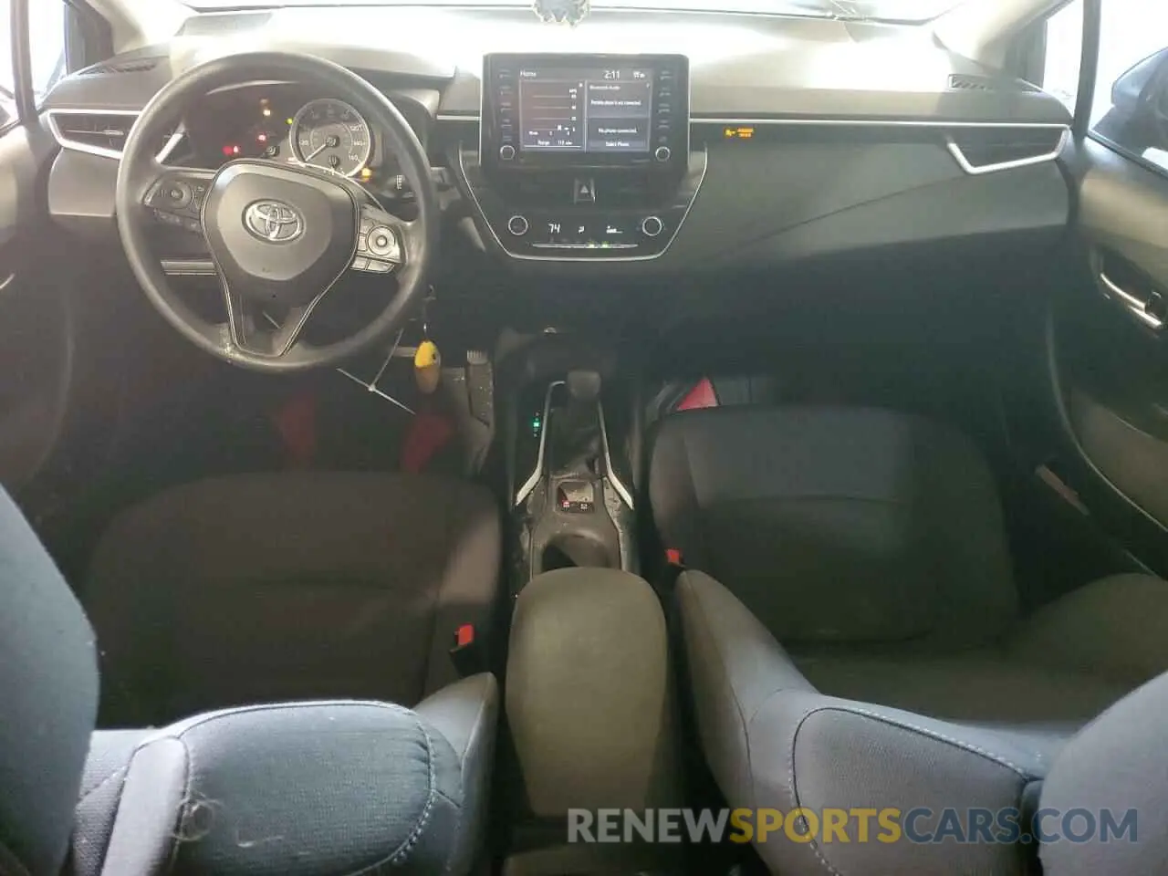 8 fotografías del automóvil dañado 5YFEPMAE8MP166877 TOYOTA COROLLA 2021