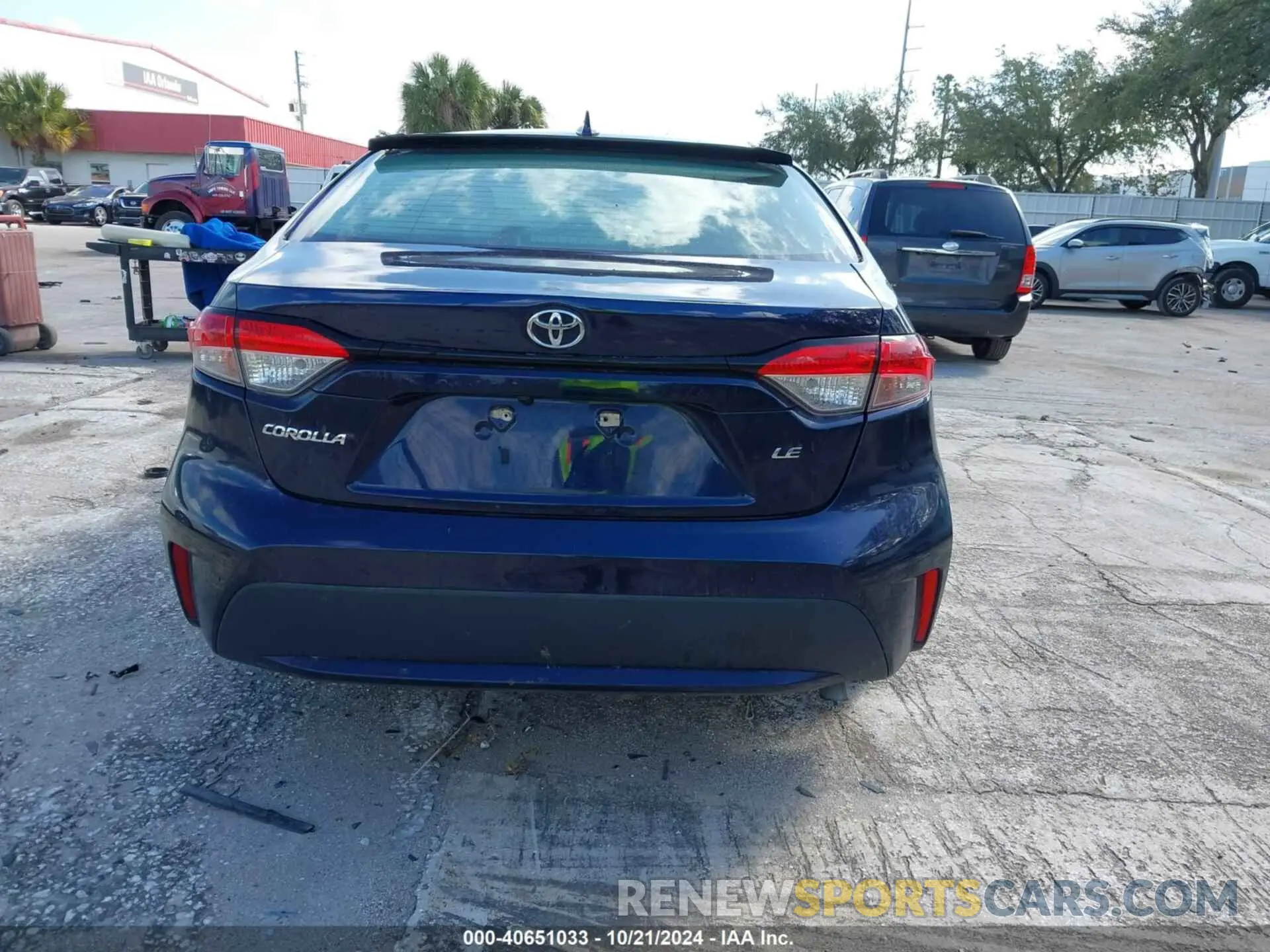 16 fotografías del automóvil dañado 5YFEPMAE8MP166975 TOYOTA COROLLA 2021