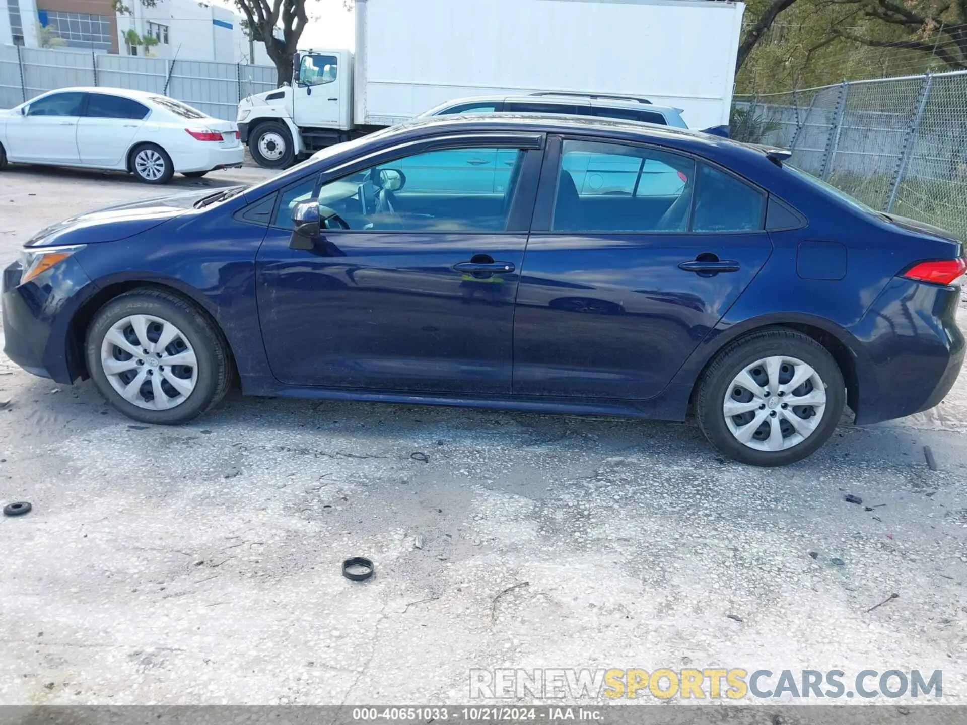 6 fotografías del automóvil dañado 5YFEPMAE8MP166975 TOYOTA COROLLA 2021