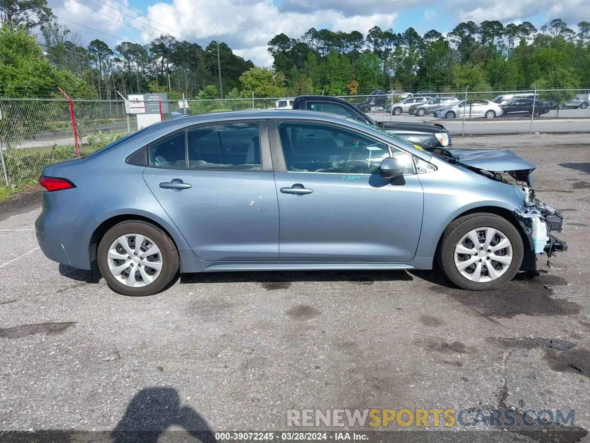 13 fotografías del automóvil dañado 5YFEPMAE8MP167429 TOYOTA COROLLA 2021