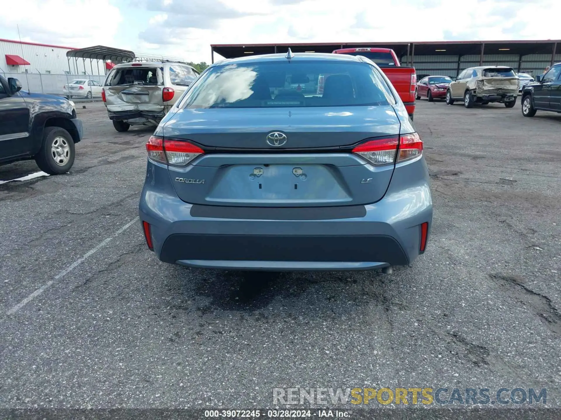 16 fotografías del automóvil dañado 5YFEPMAE8MP167429 TOYOTA COROLLA 2021