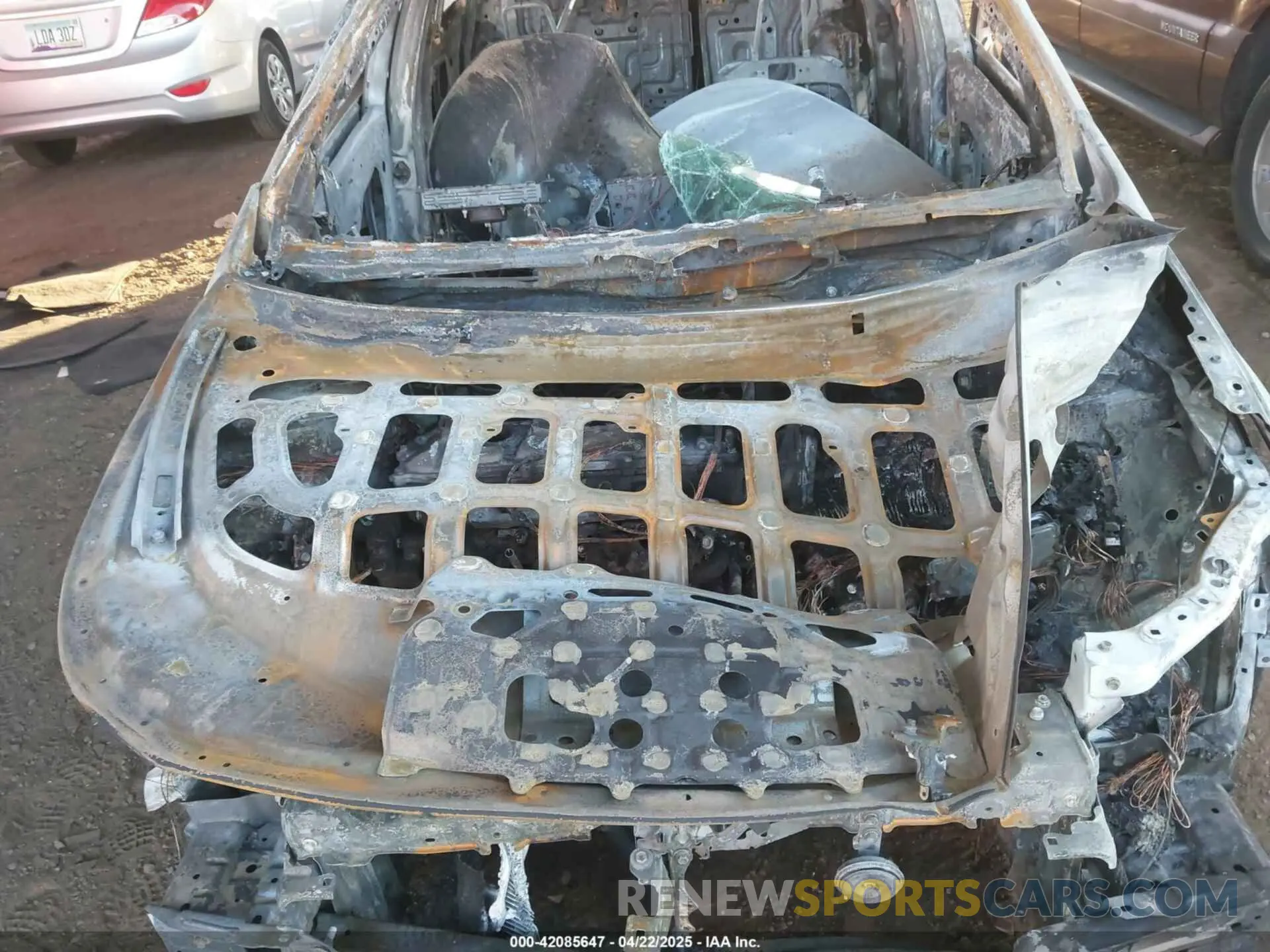 10 fotografías del automóvil dañado 5YFEPMAE8MP172579 TOYOTA COROLLA 2021