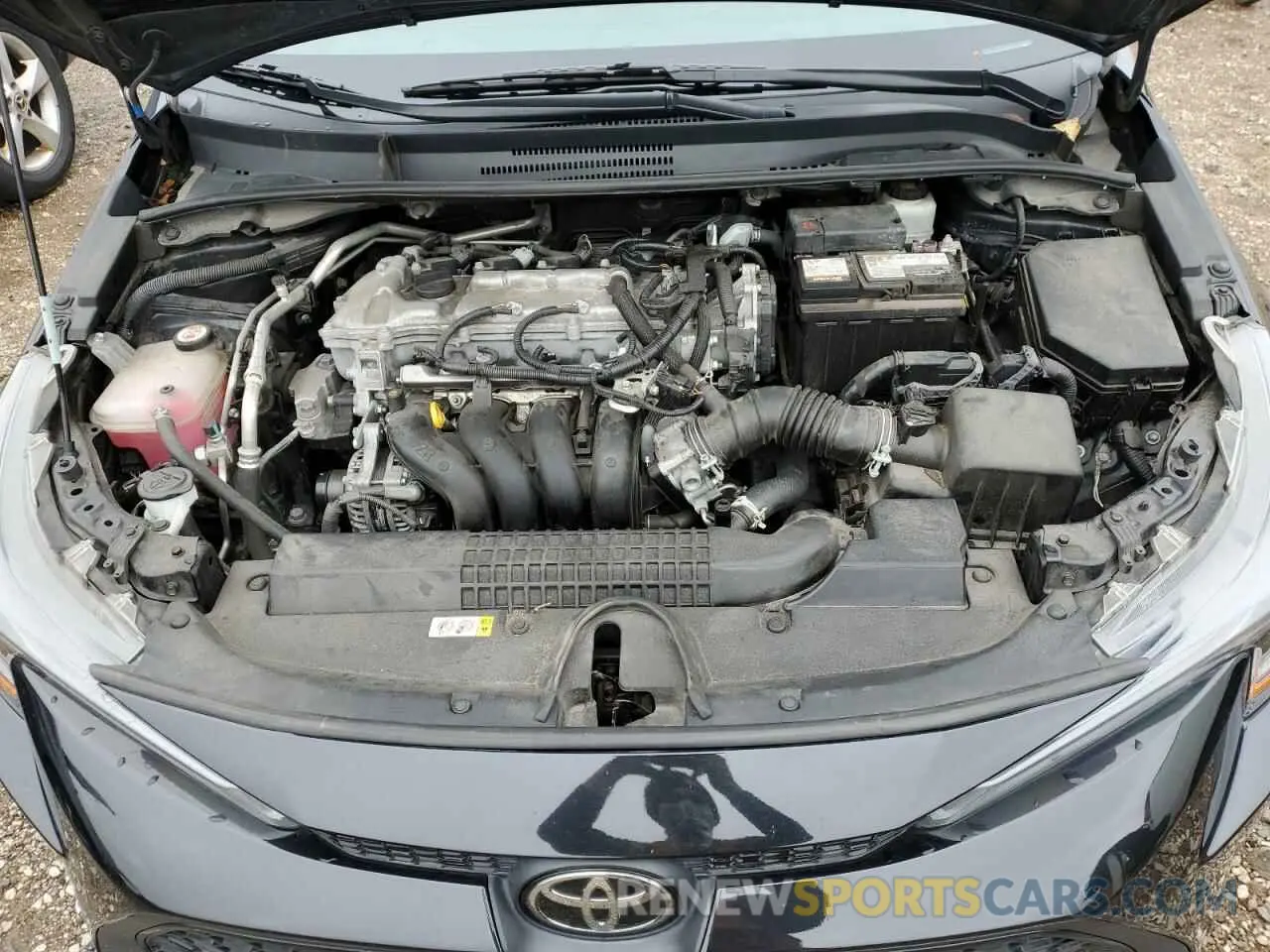 11 fotografías del automóvil dañado 5YFEPMAE8MP178303 TOYOTA COROLLA 2021