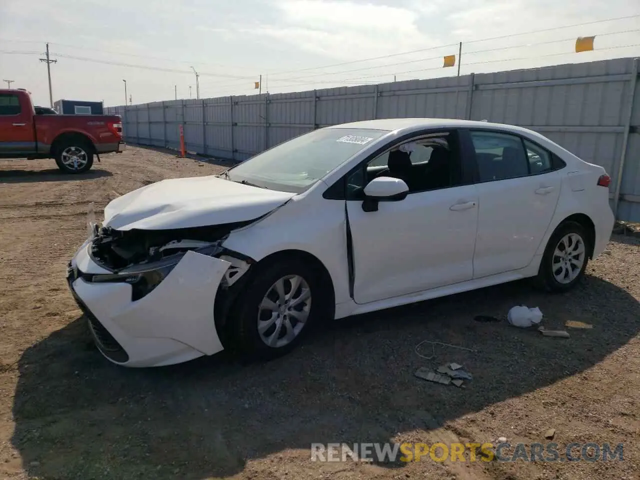 1 fotografías del automóvil dañado 5YFEPMAE8MP180567 TOYOTA COROLLA 2021