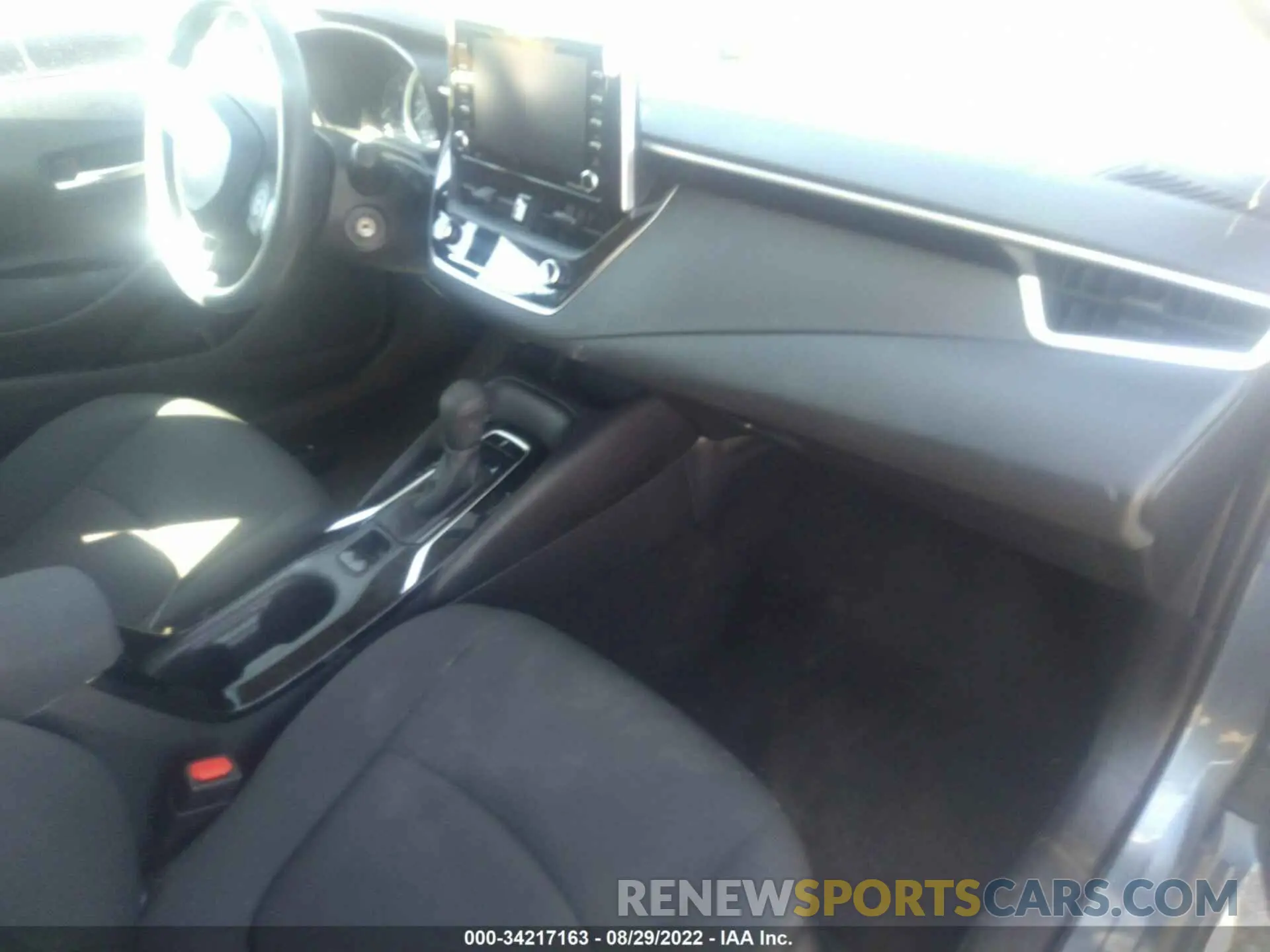 5 fotografías del automóvil dañado 5YFEPMAE8MP186255 TOYOTA COROLLA 2021
