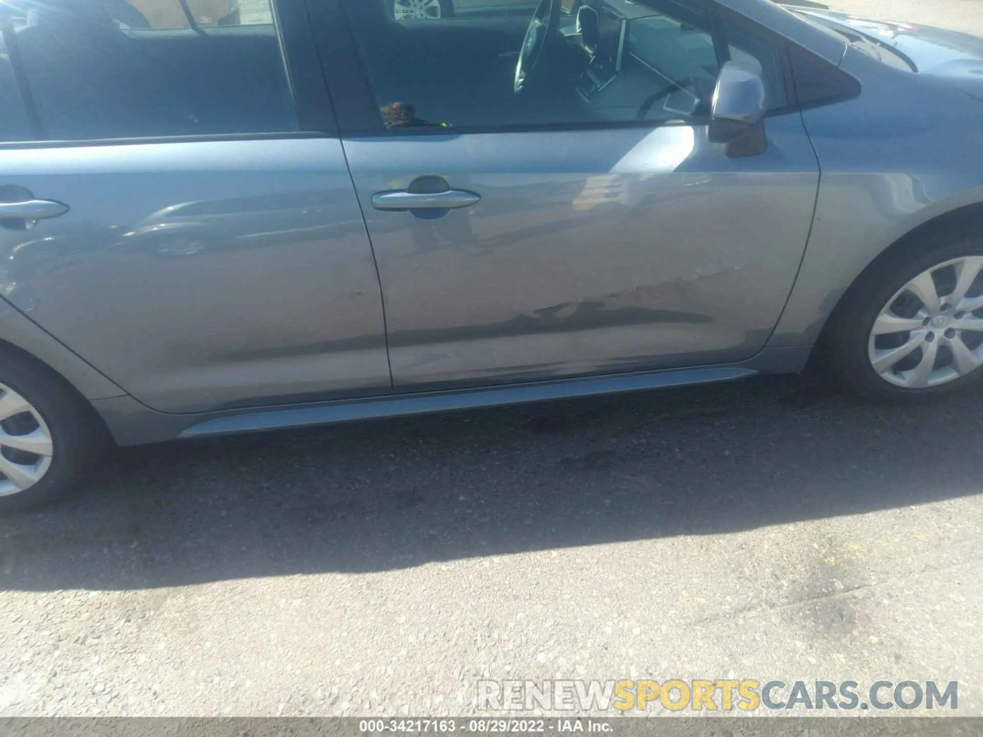 6 fotografías del automóvil dañado 5YFEPMAE8MP186255 TOYOTA COROLLA 2021