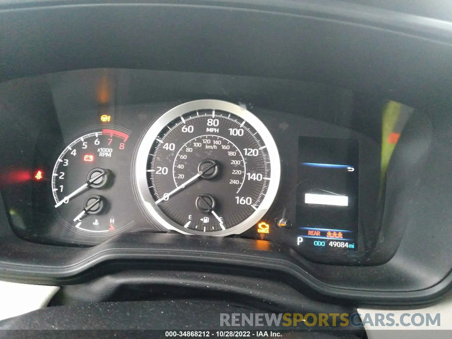 7 fotografías del automóvil dañado 5YFEPMAE8MP191309 TOYOTA COROLLA 2021