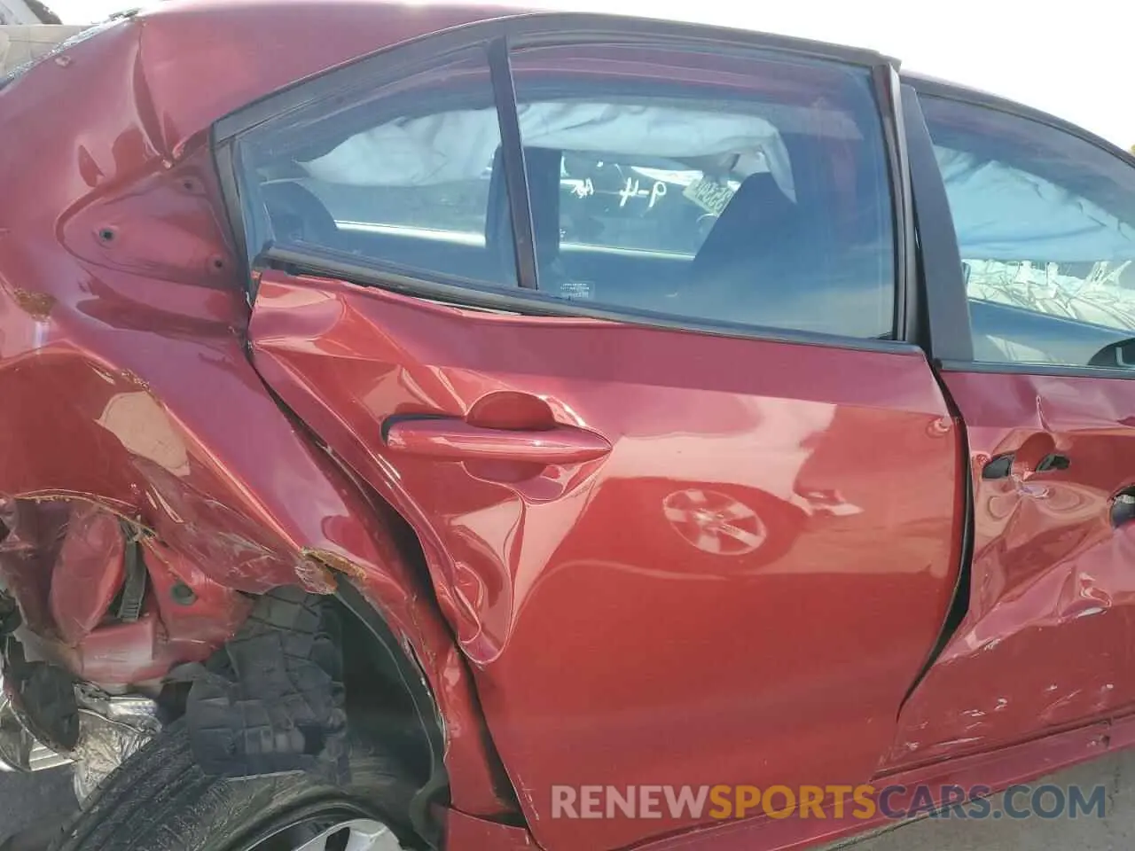 10 fotografías del automóvil dañado 5YFEPMAE8MP192685 TOYOTA COROLLA 2021
