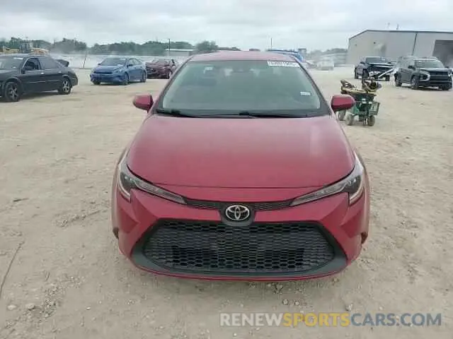 10 fotografías del automóvil dañado 5YFEPMAE8MP192718 TOYOTA COROLLA 2021