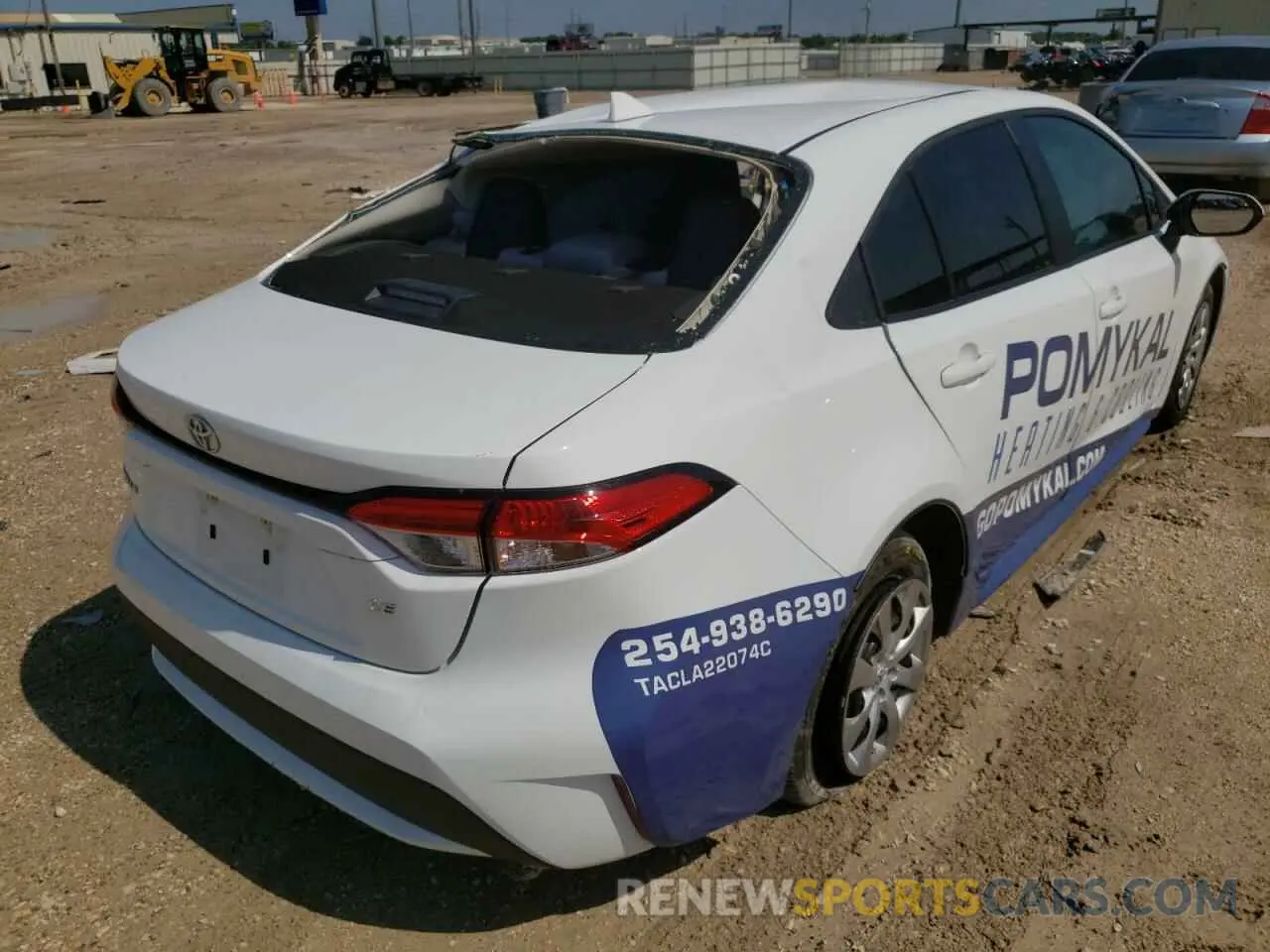 4 fotografías del automóvil dañado 5YFEPMAE8MP196526 TOYOTA COROLLA 2021
