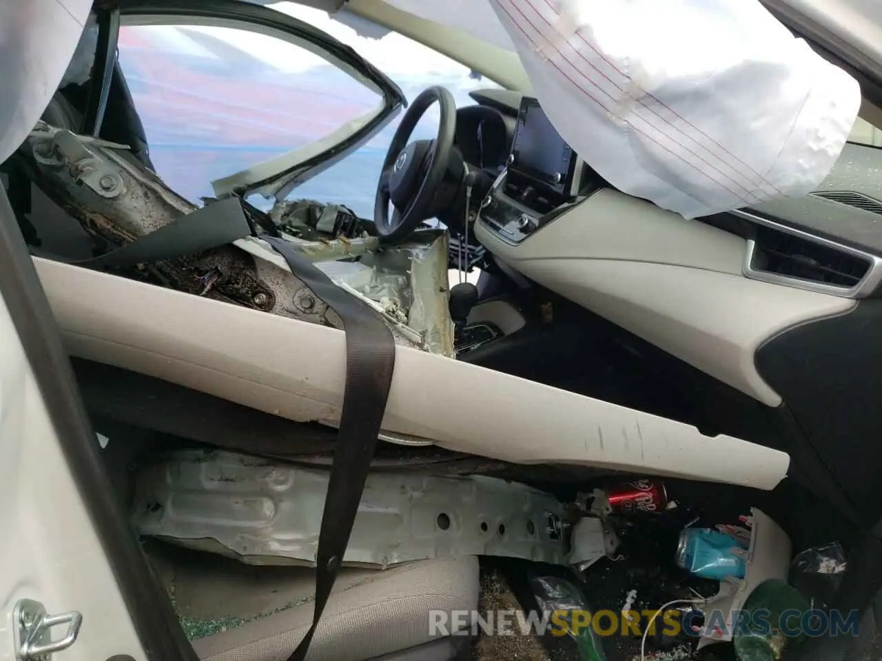 5 fotografías del automóvil dañado 5YFEPMAE8MP196526 TOYOTA COROLLA 2021