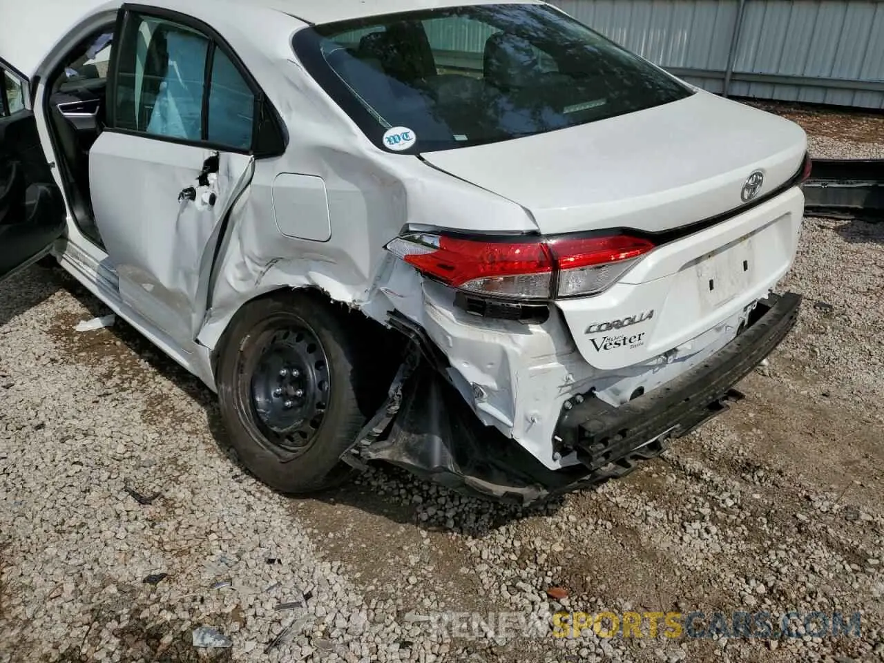9 fotografías del automóvil dañado 5YFEPMAE8MP198423 TOYOTA COROLLA 2021