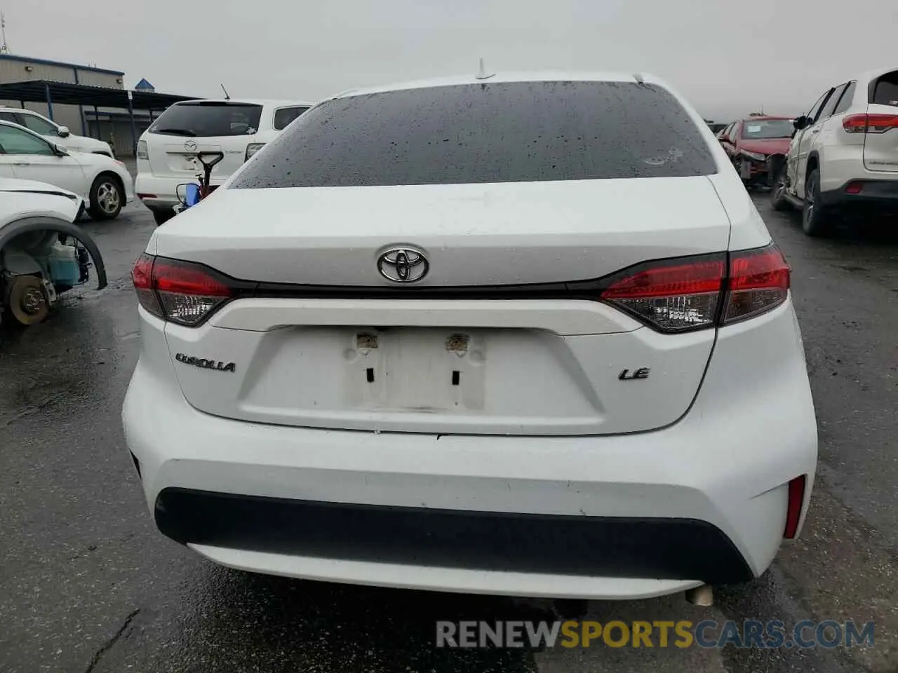 6 fotografías del automóvil dañado 5YFEPMAE8MP200509 TOYOTA COROLLA 2021