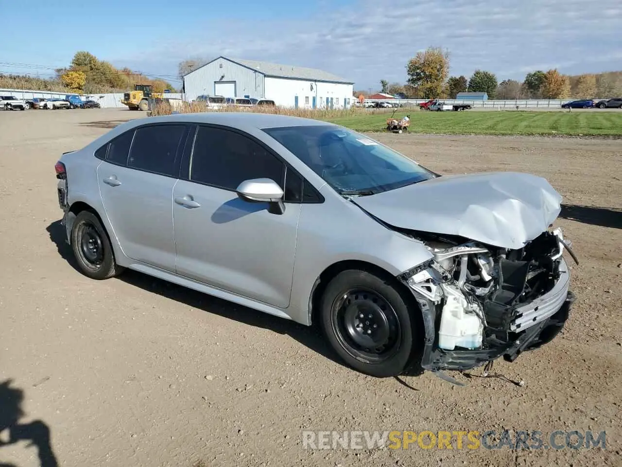 4 fotografías del automóvil dañado 5YFEPMAE8MP201286 TOYOTA COROLLA 2021