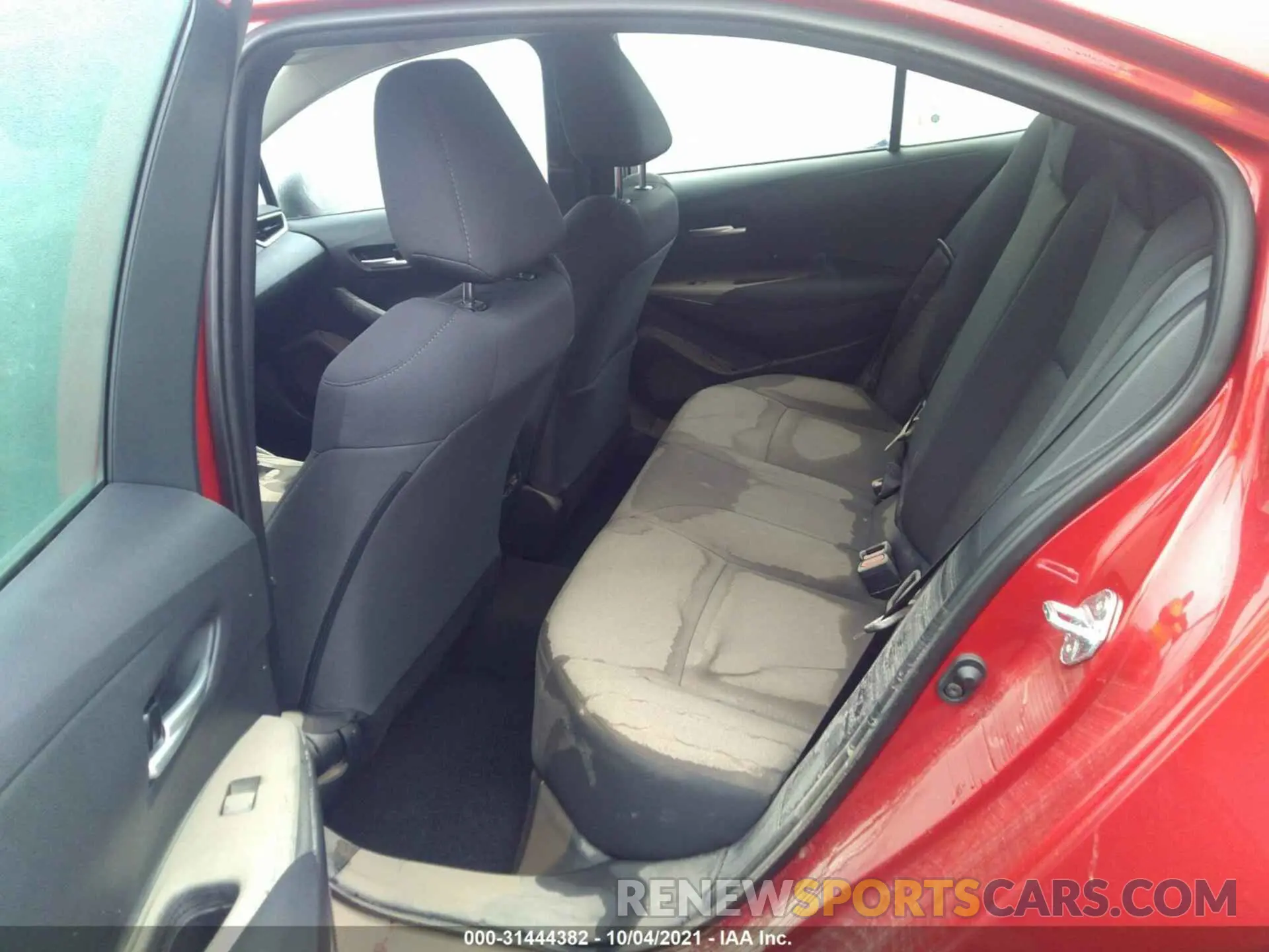 8 fotografías del automóvil dañado 5YFEPMAE8MP211686 TOYOTA COROLLA 2021
